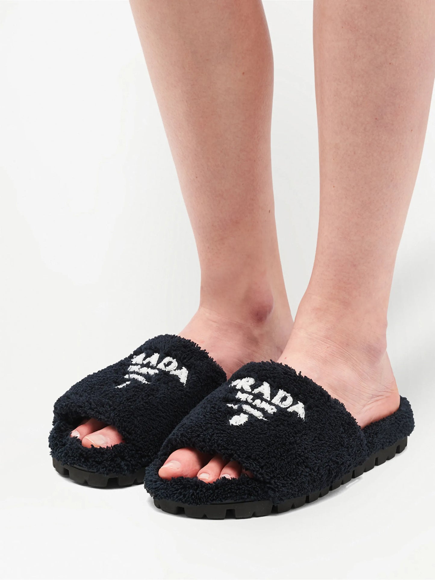 embroidered-logo slippers
