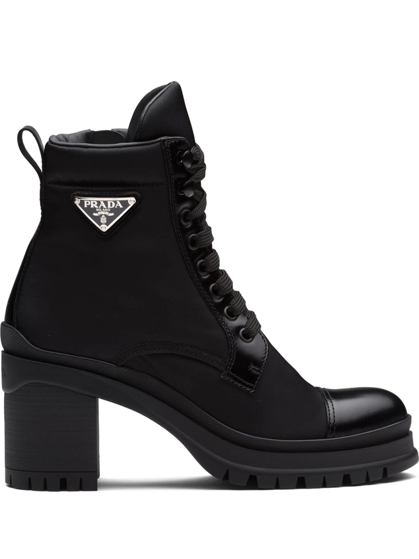 logo plaque ankle boots