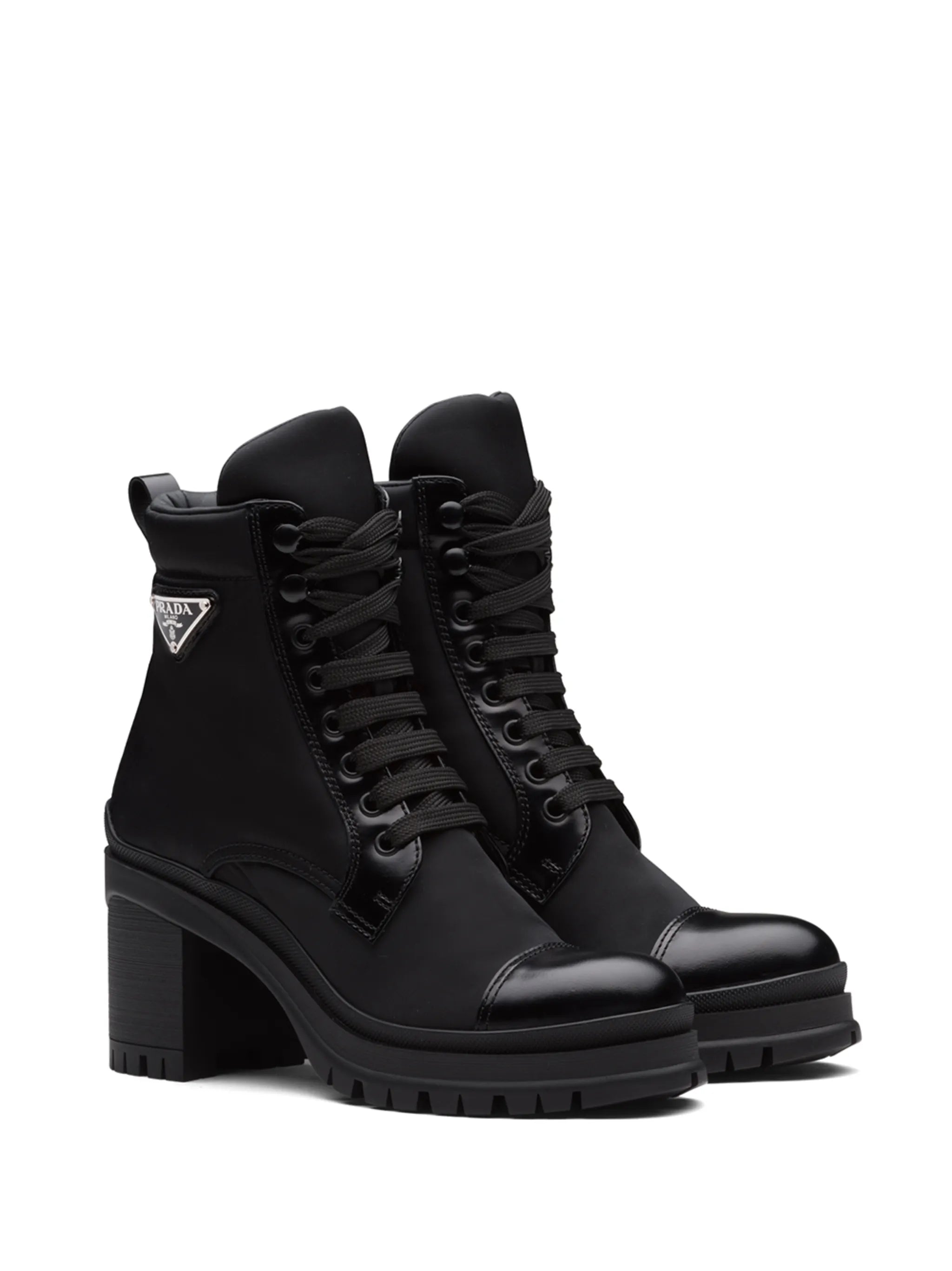 logo plaque ankle boots