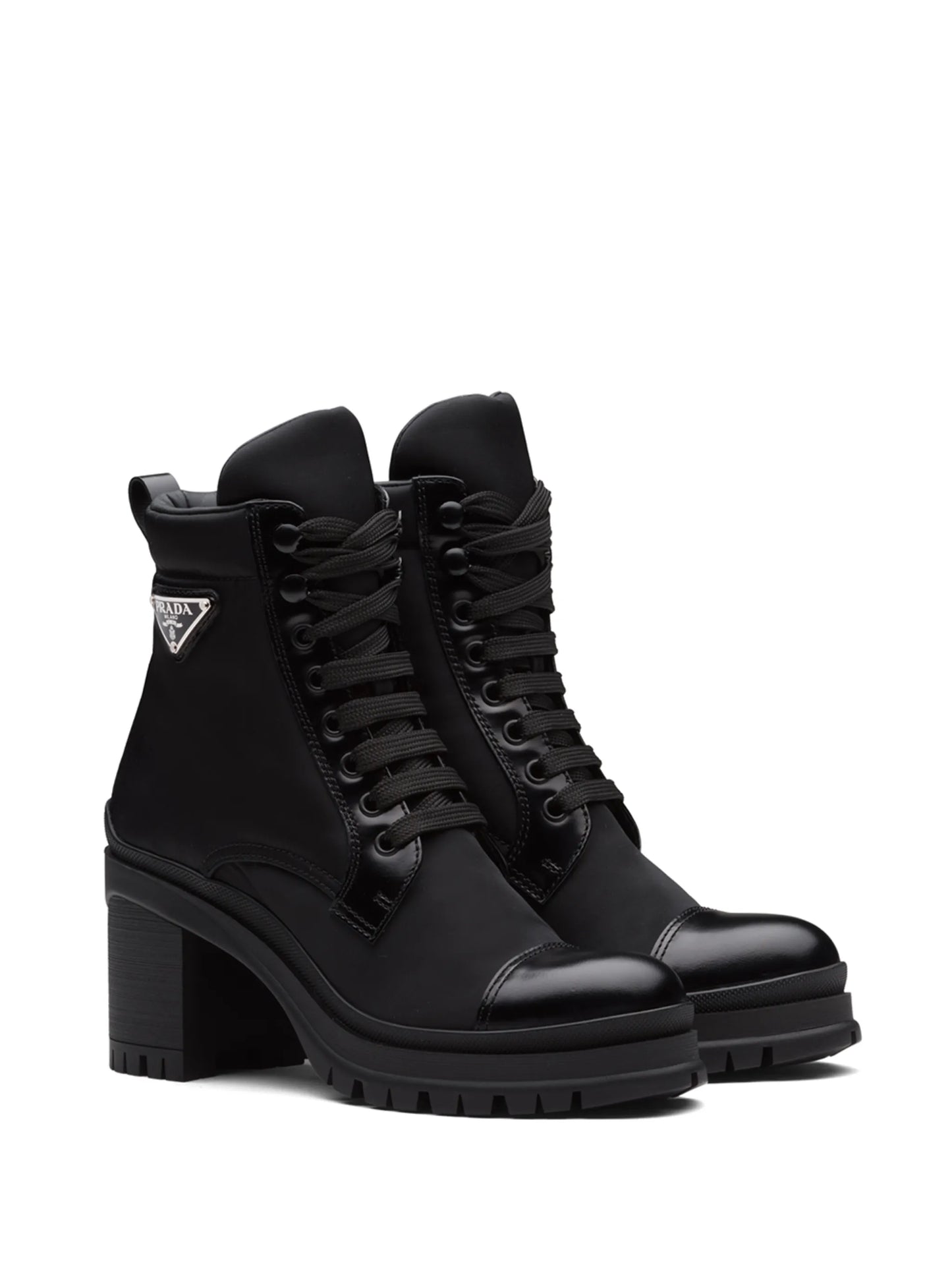logo plaque ankle boots