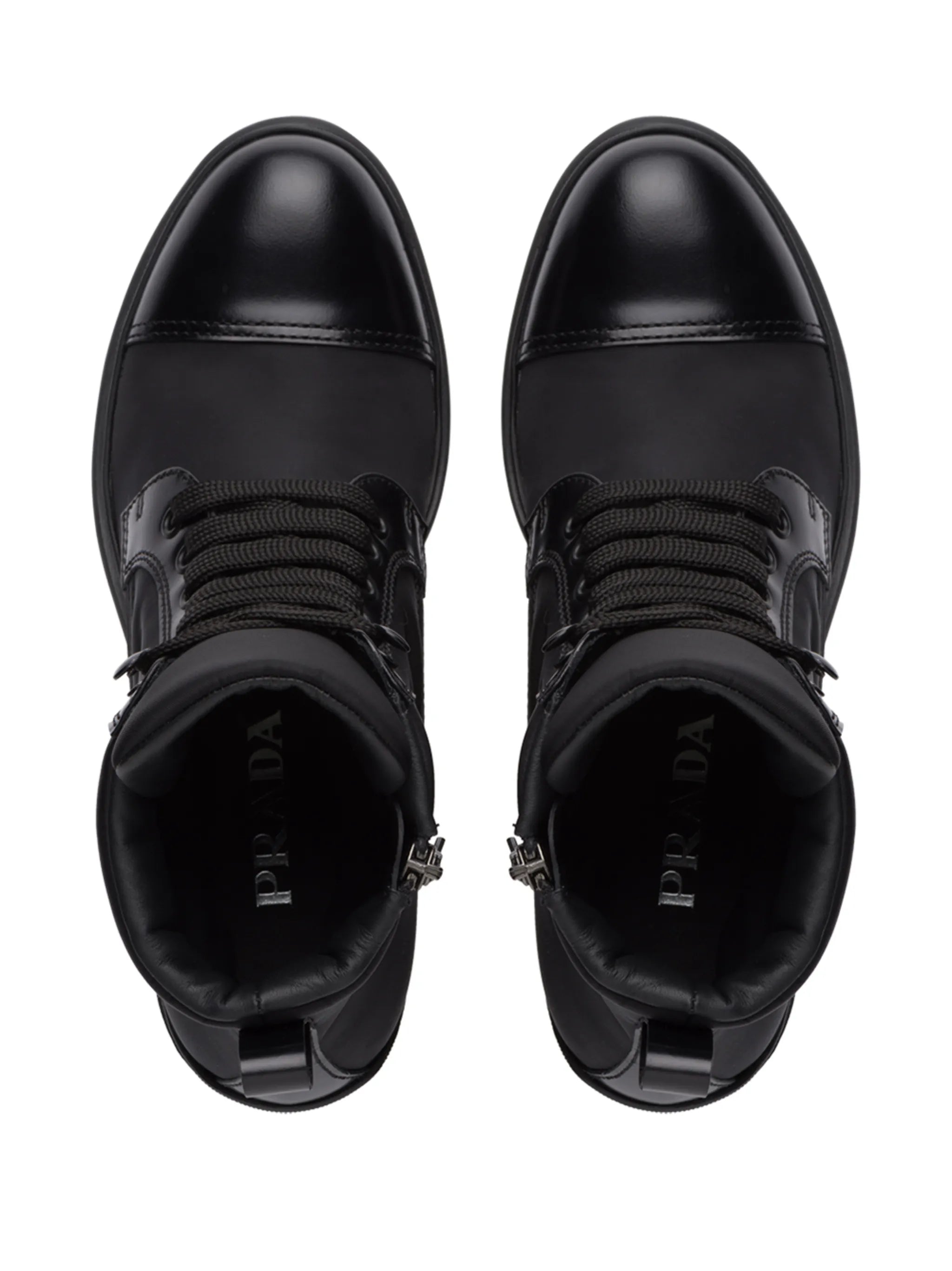 logo plaque ankle boots