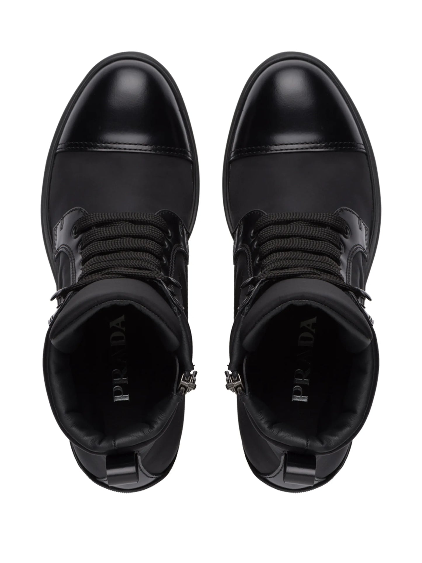 logo plaque ankle boots
