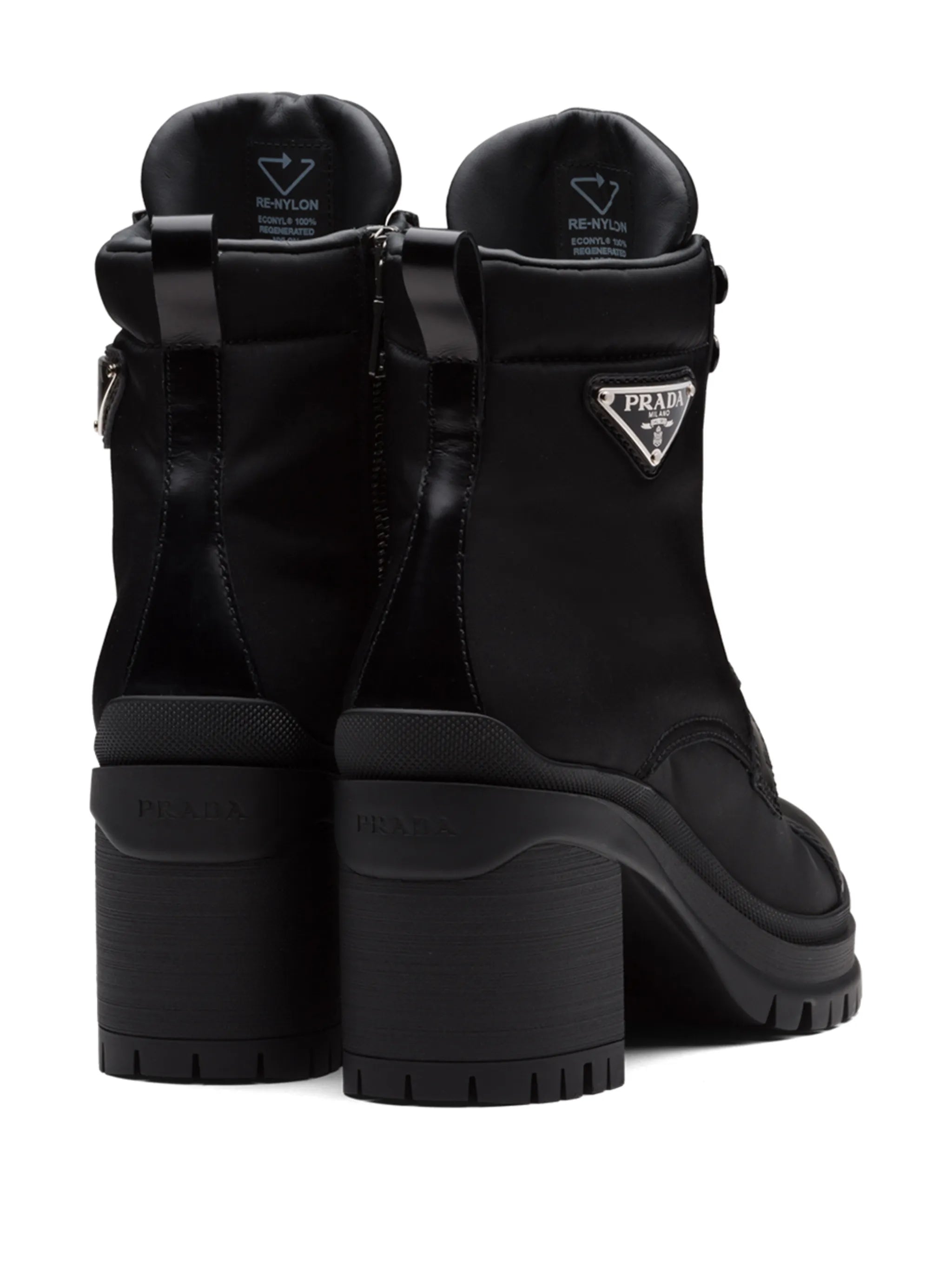 logo plaque ankle boots