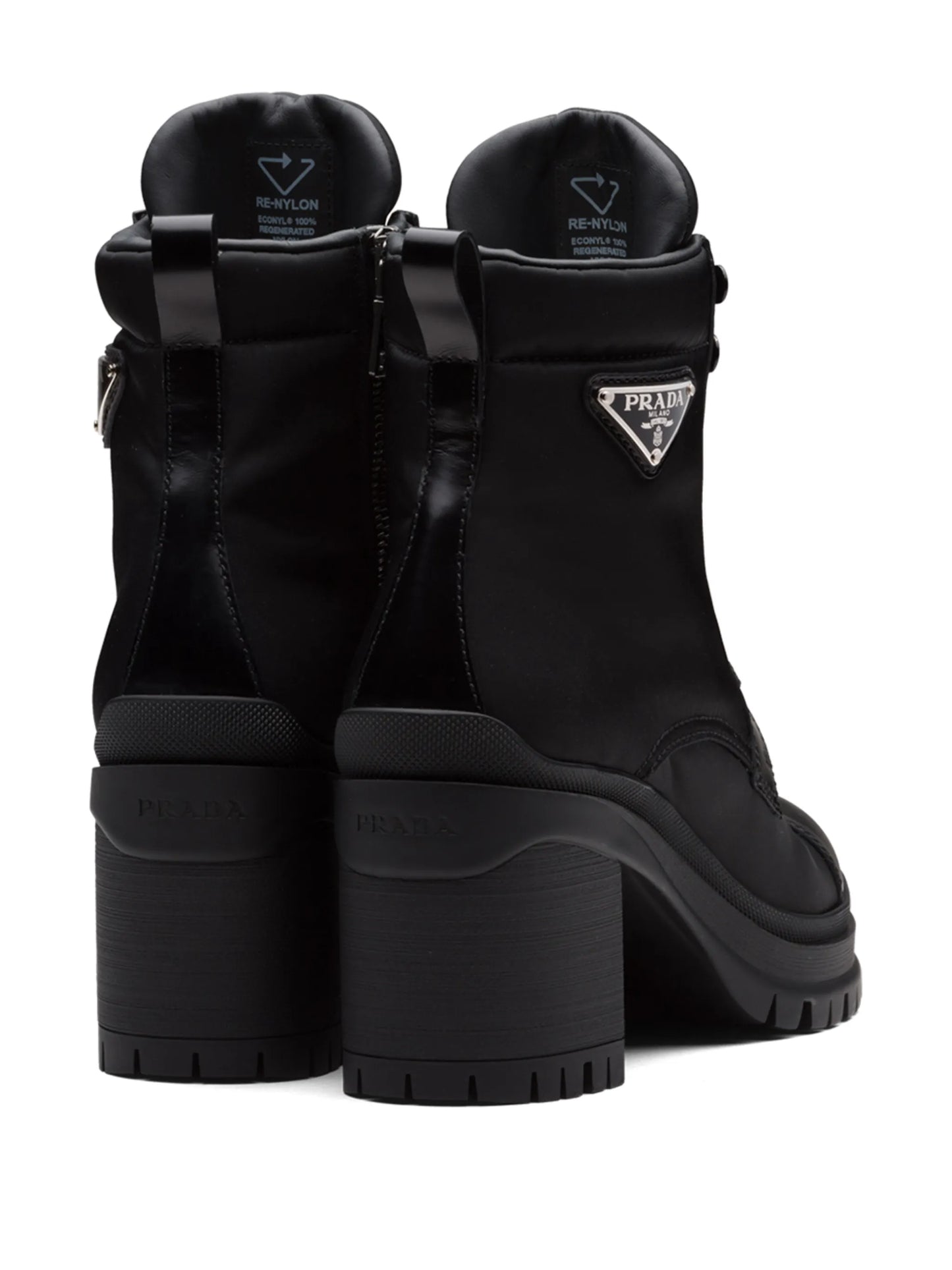 logo plaque ankle boots
