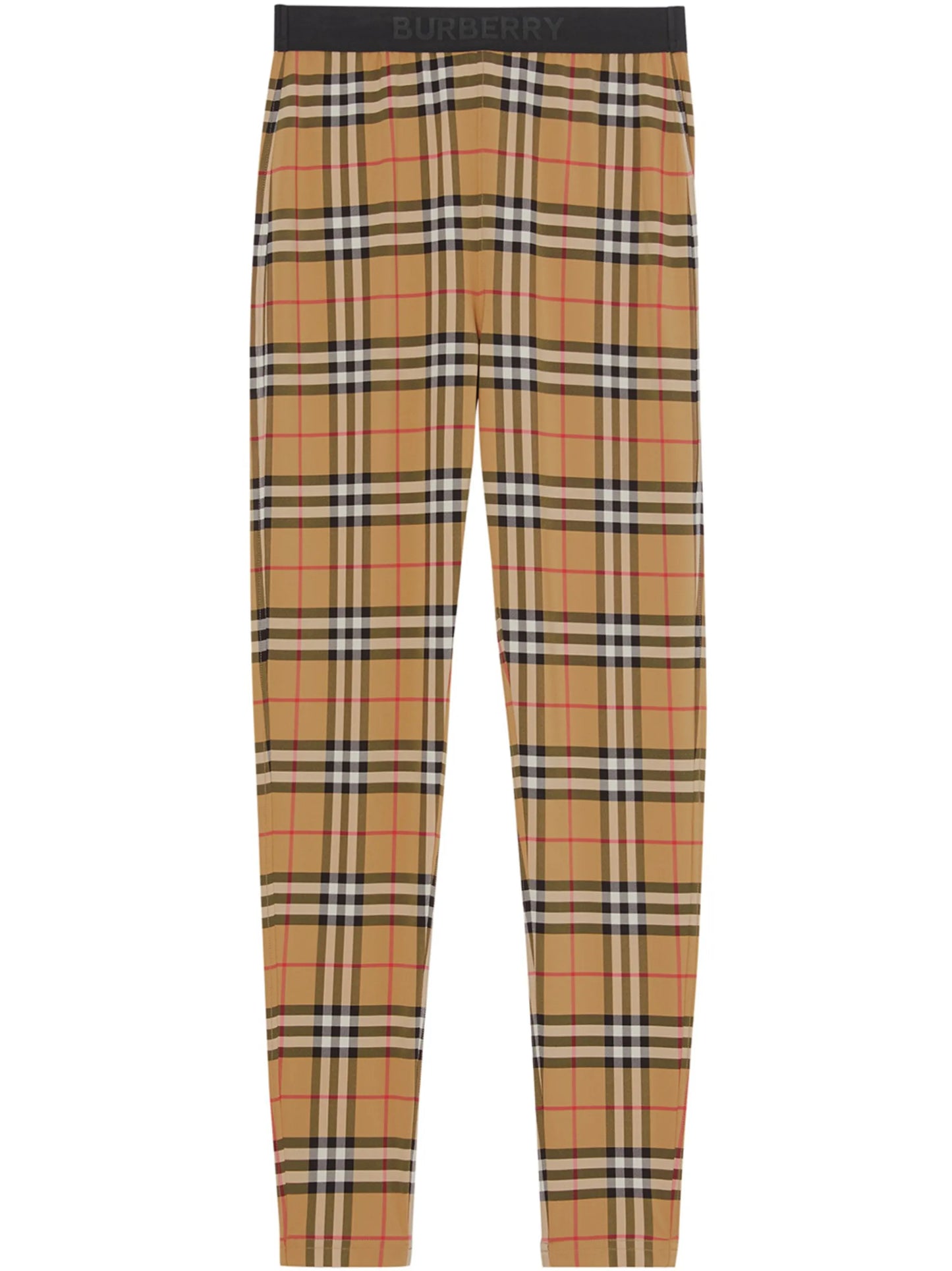 Vintage check logo leggings