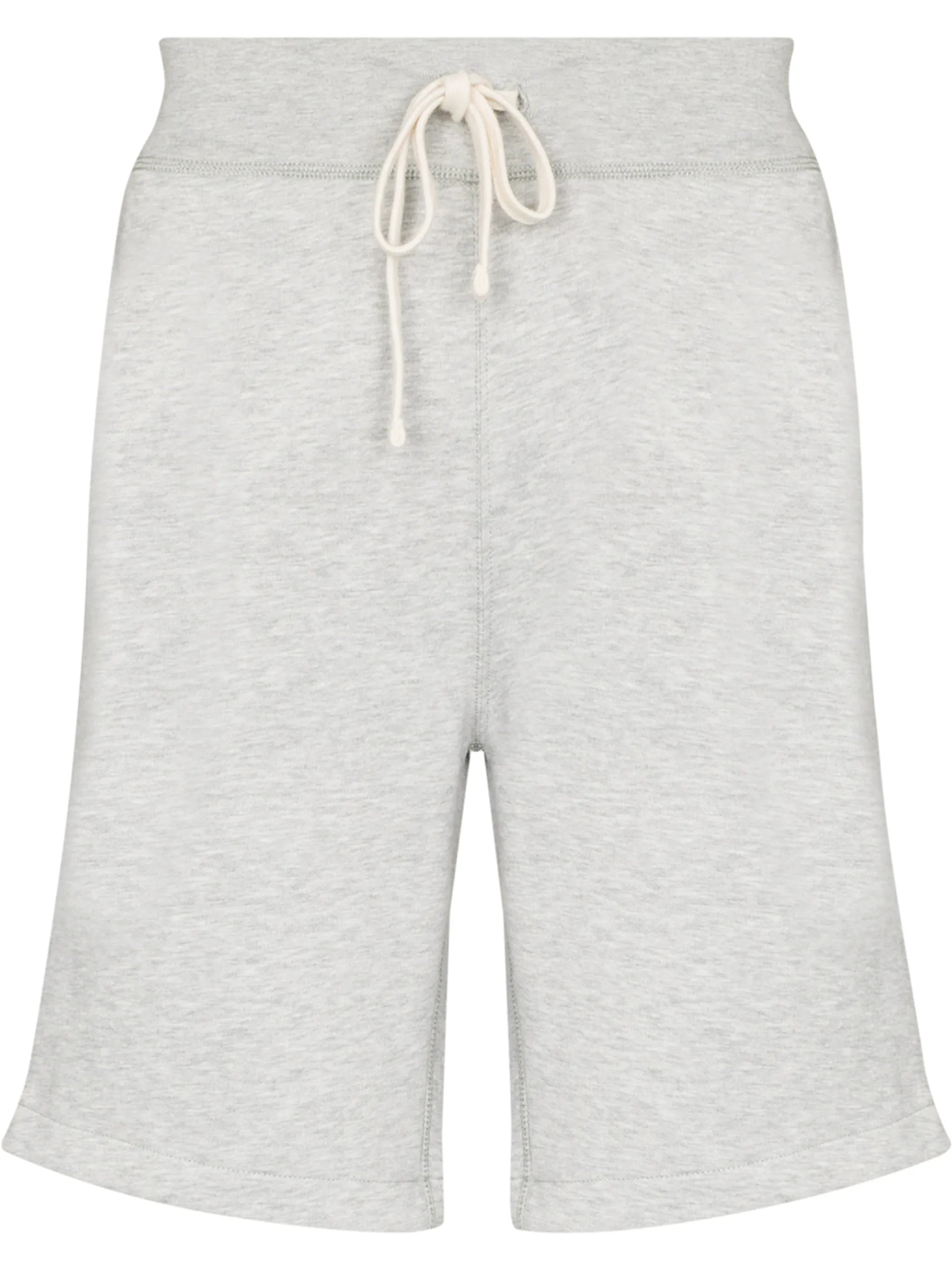 drawstring cotton-blend jersey shorts