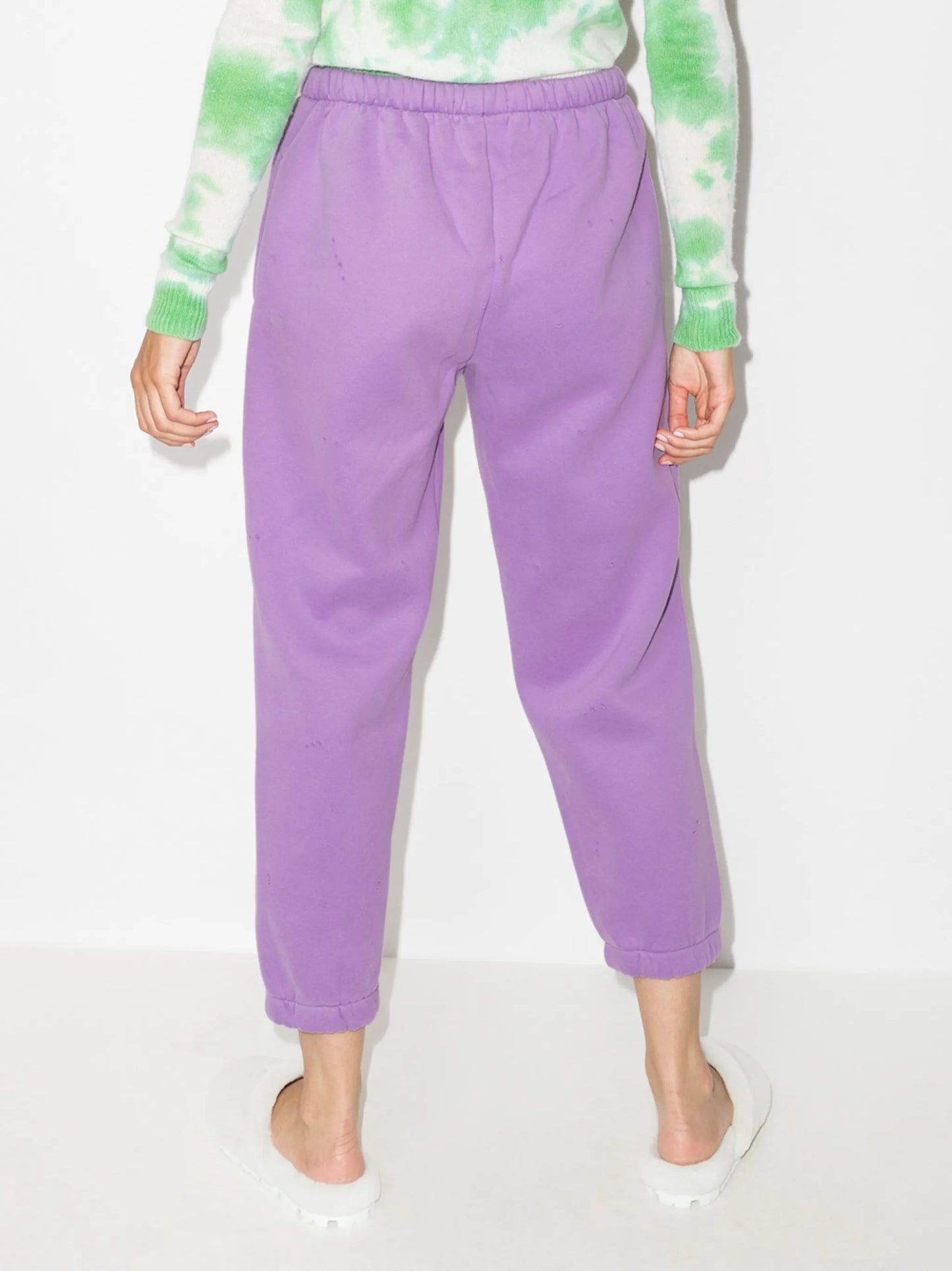 Fire wide leg track trousers