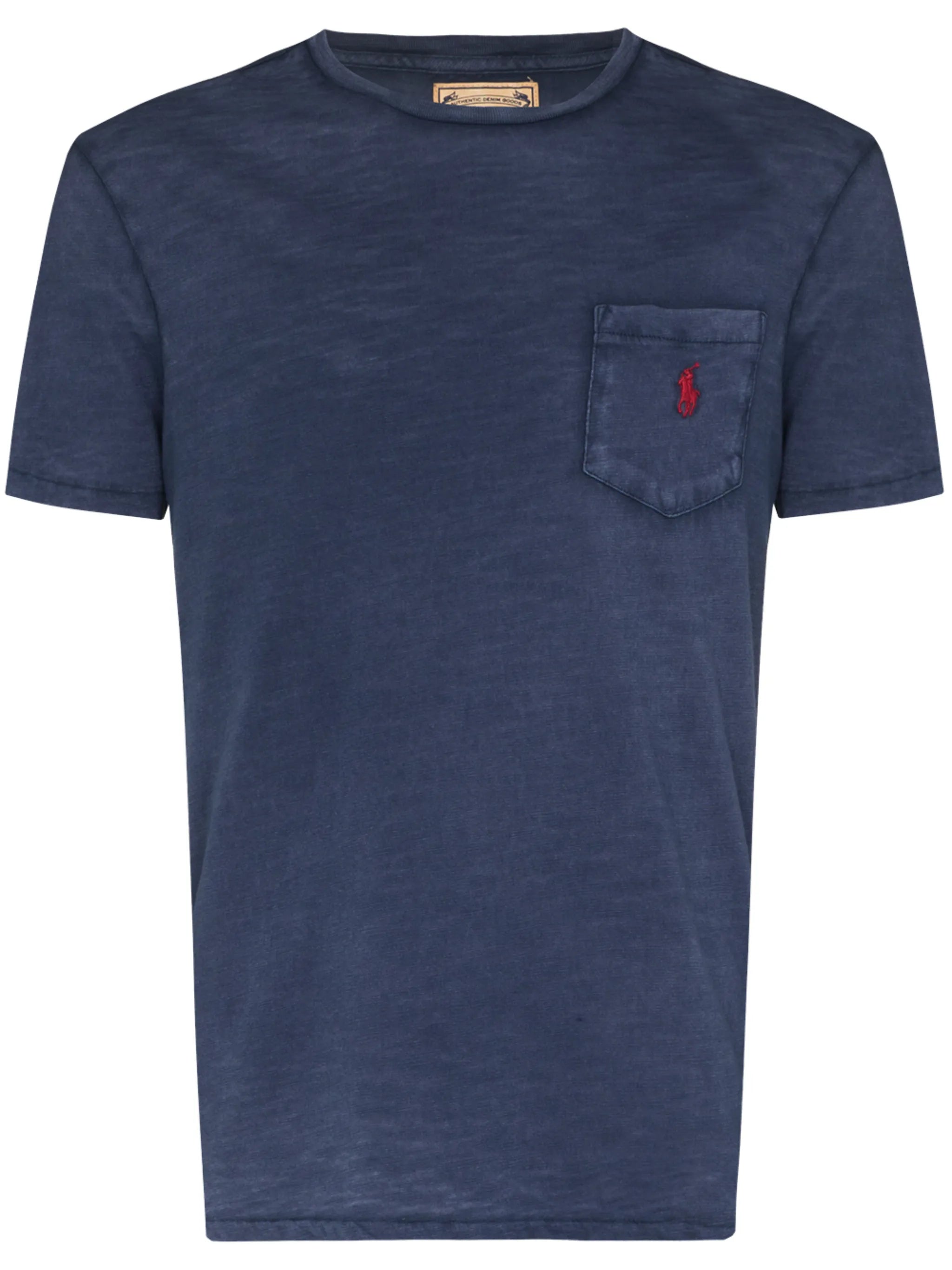 logo-embroidered T-shirt