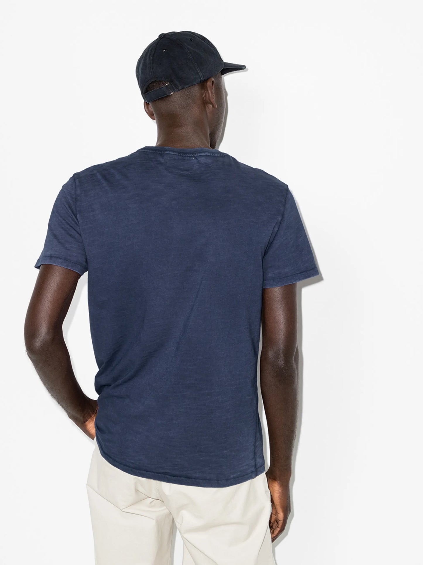 logo-embroidered T-shirt