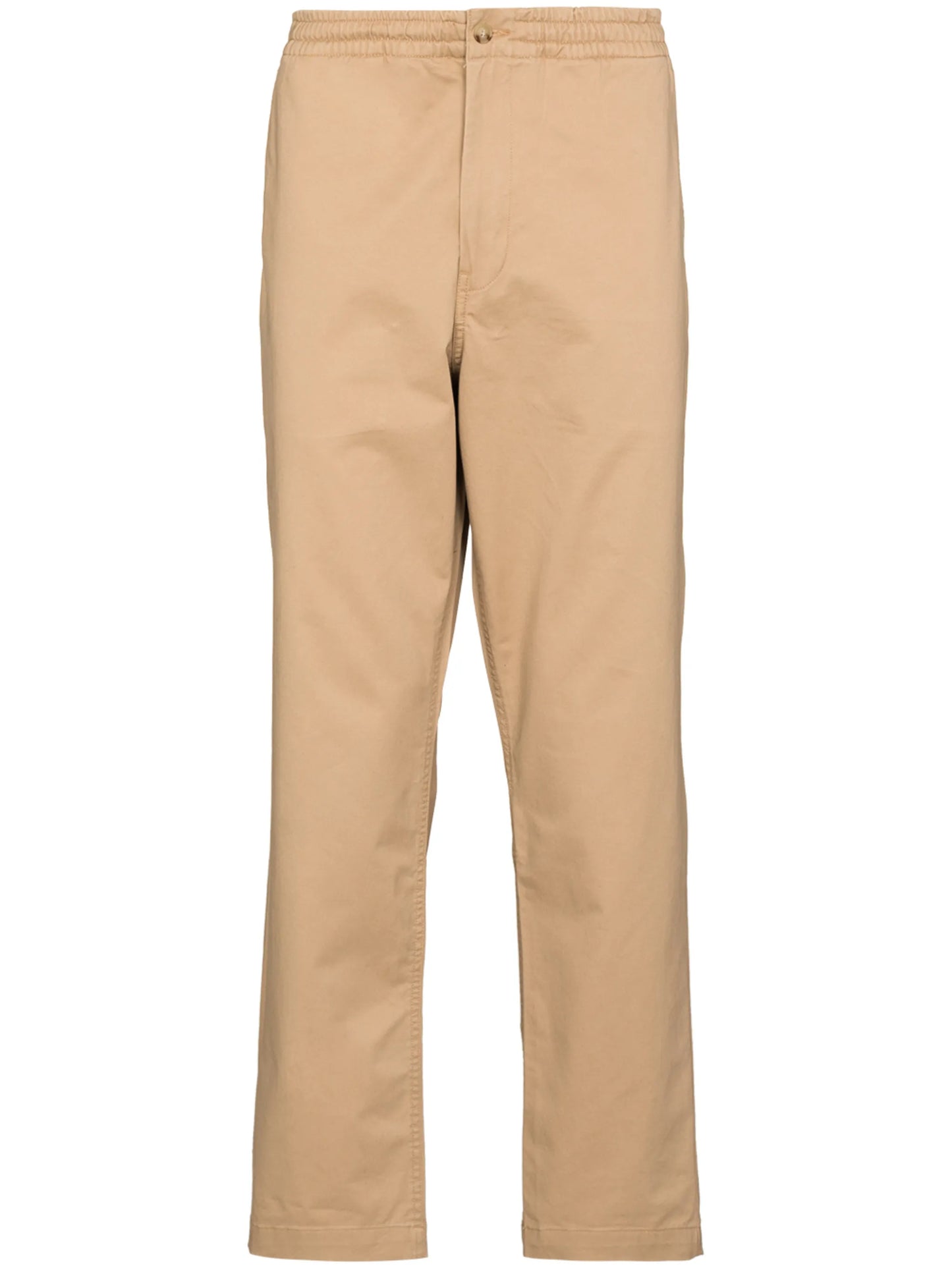 logo-embroidered chinos