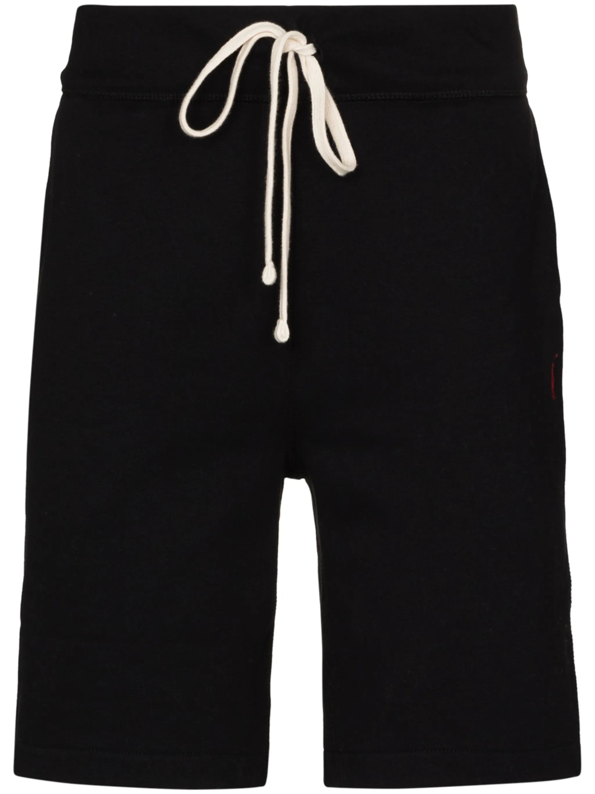 drawstring cotton-blend shorts