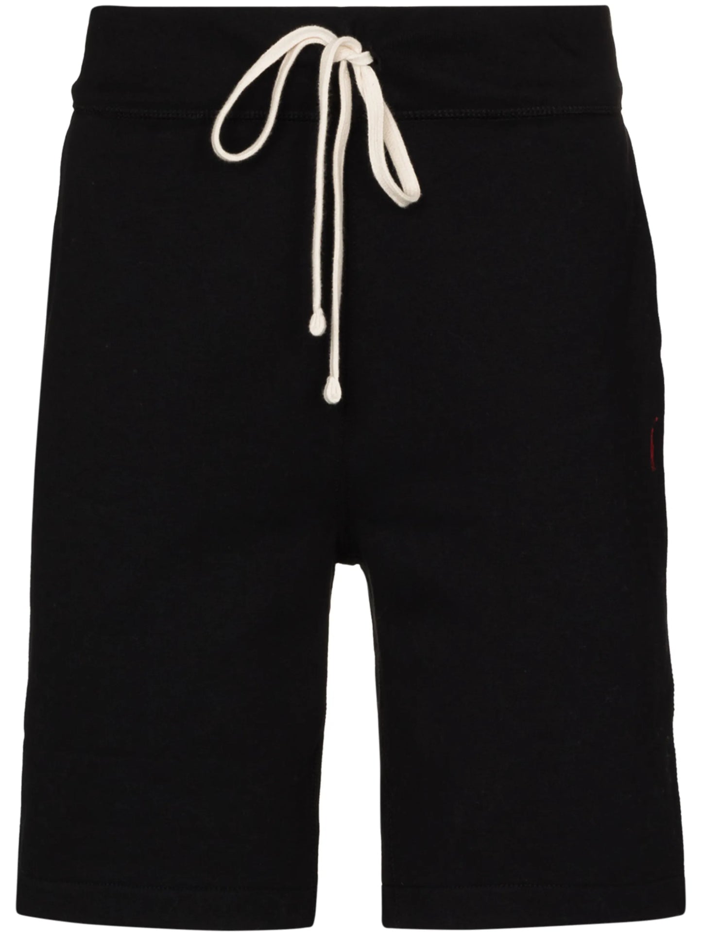 drawstring cotton-blend shorts
