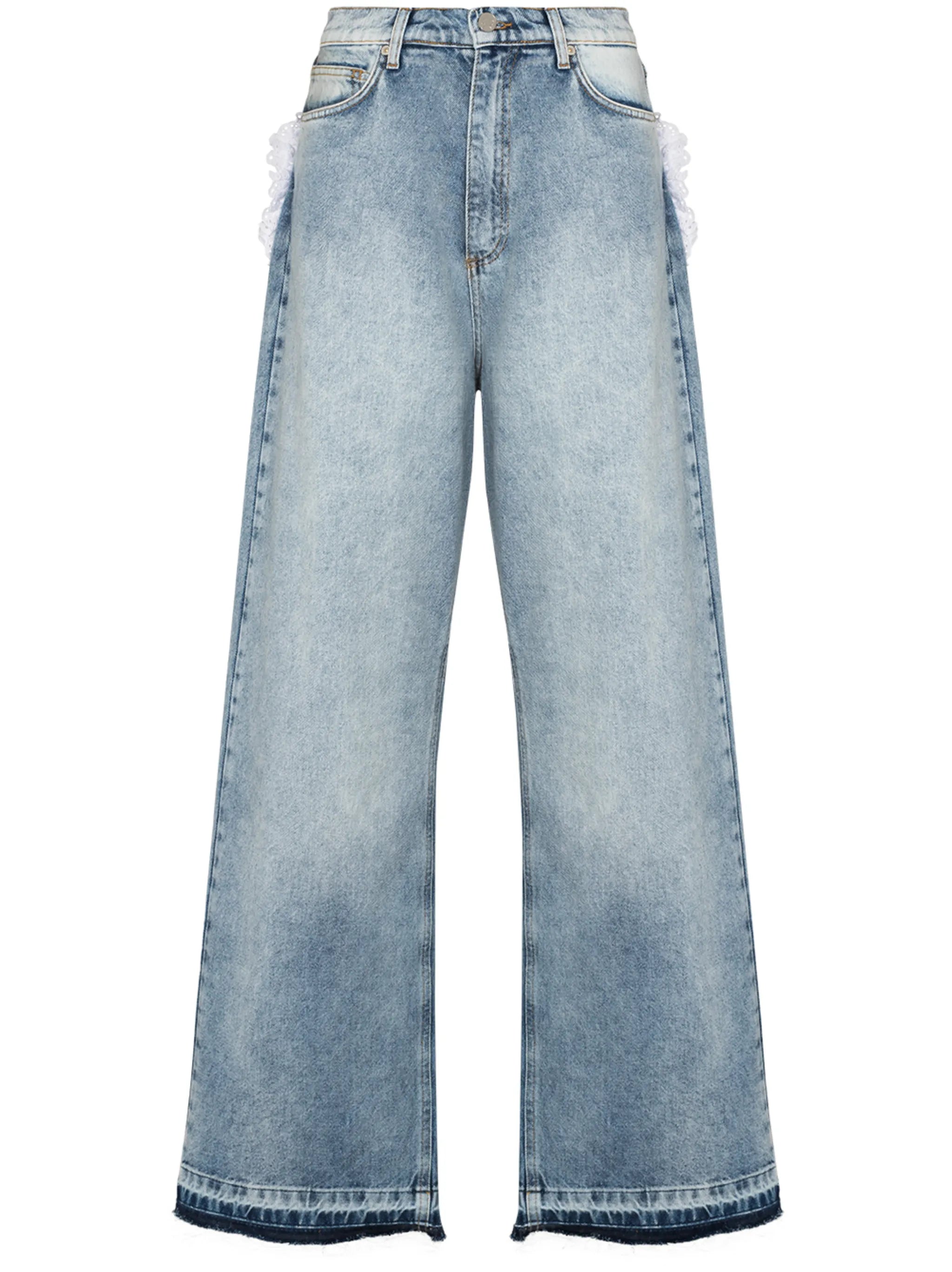 heart pocket jeans