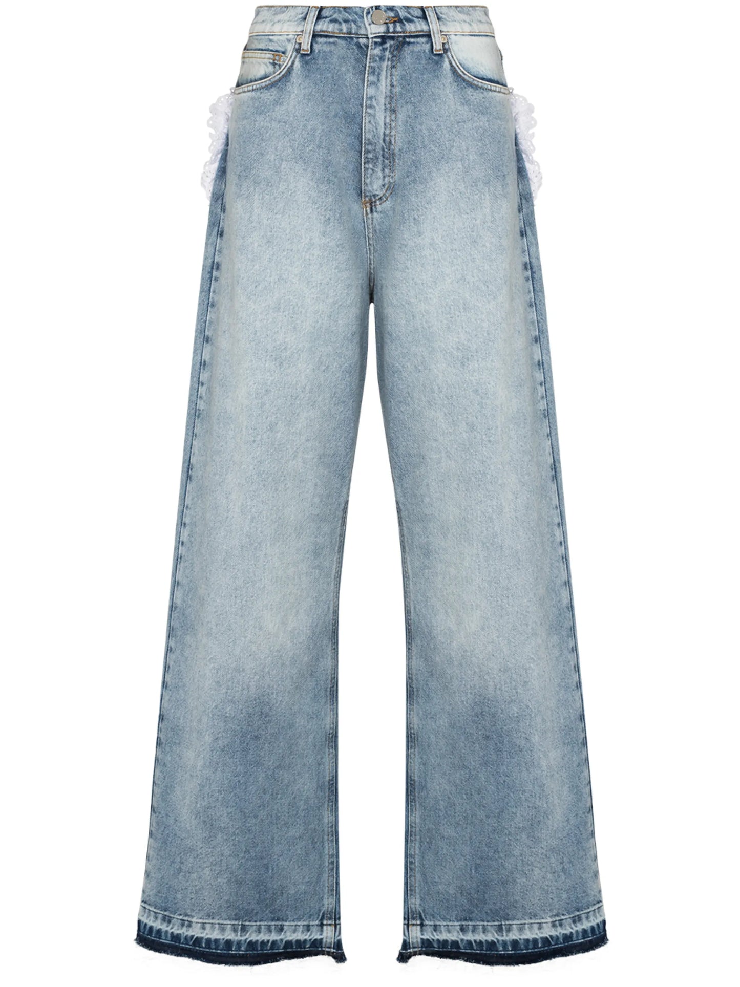 heart pocket jeans
