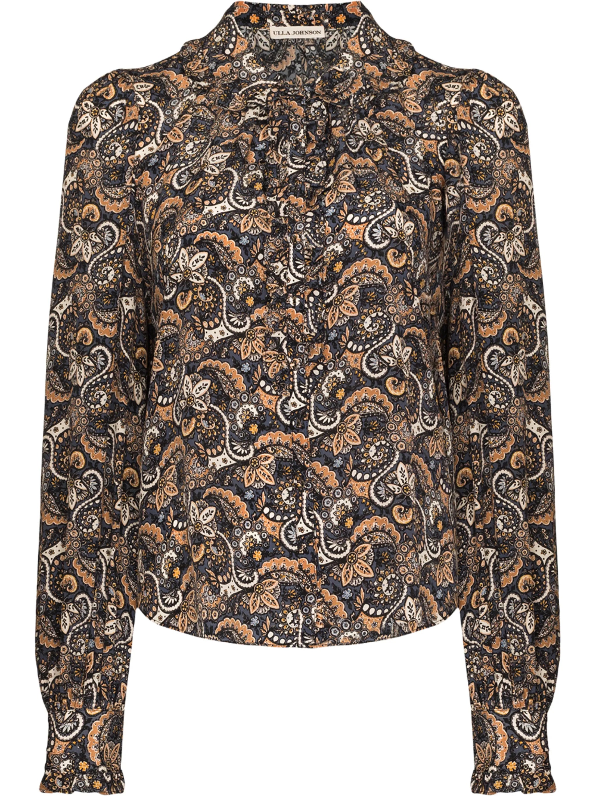 Philipa paisley print blouse