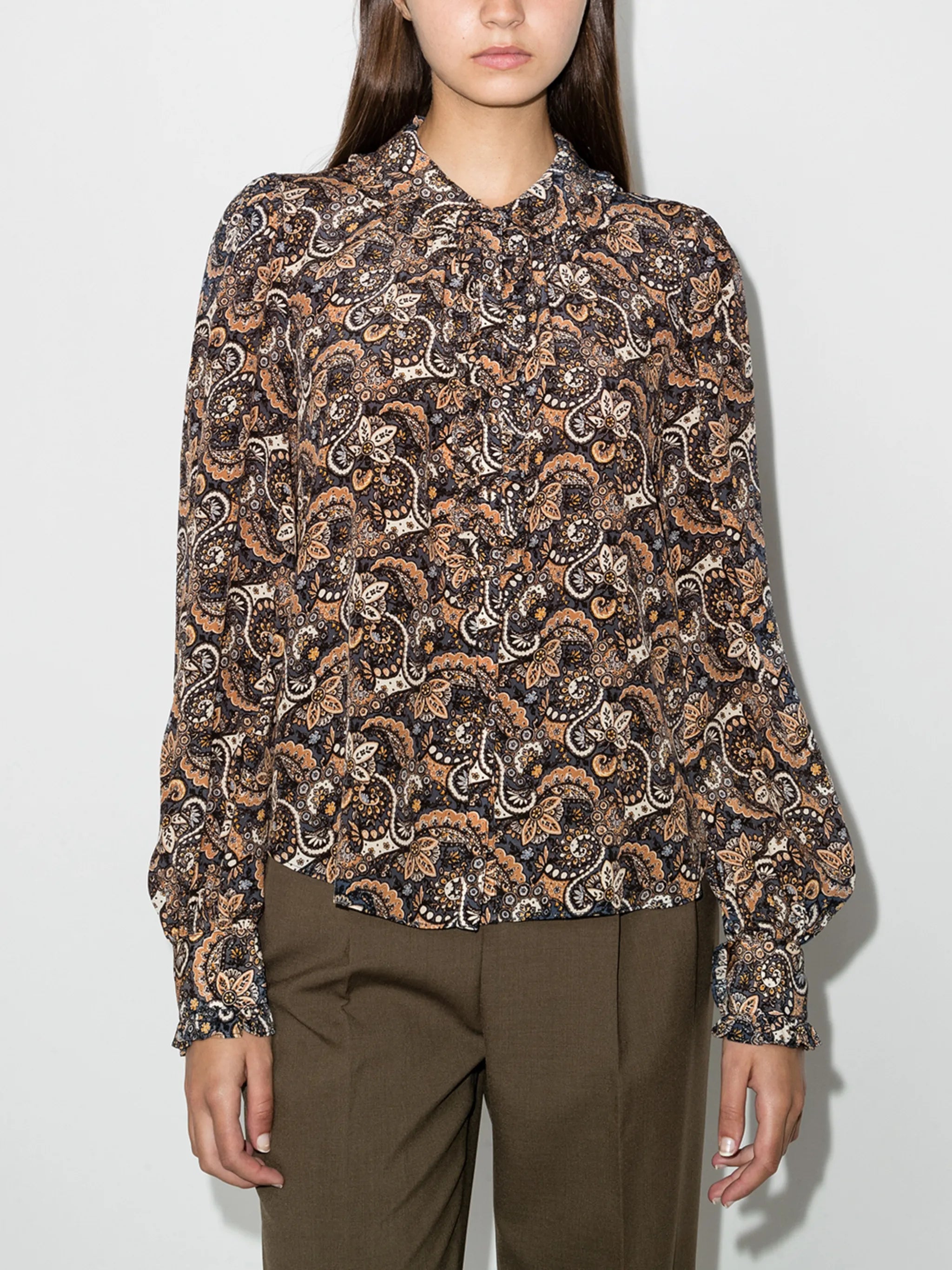 Philipa paisley print blouse