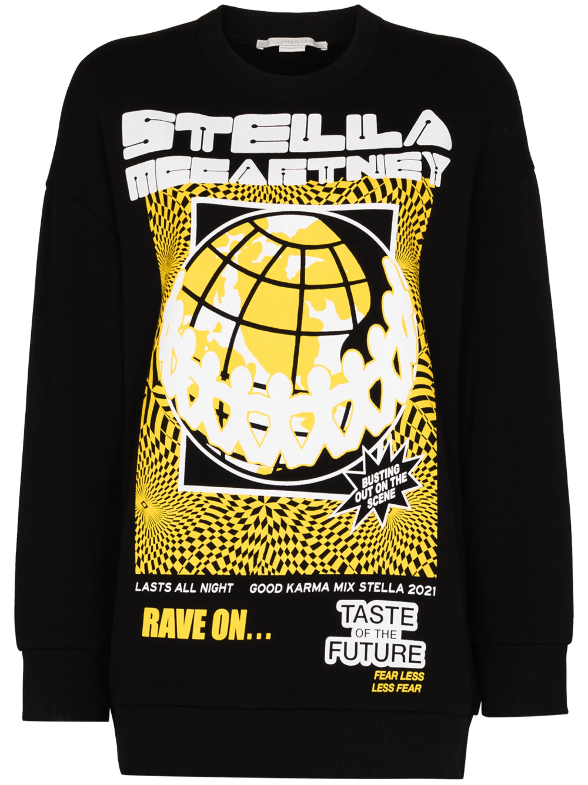 Rave graphic-print sweatshirt