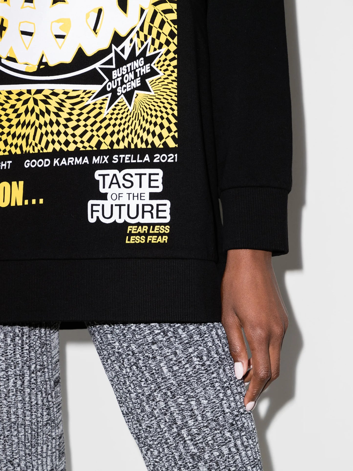 Rave graphic-print sweatshirt