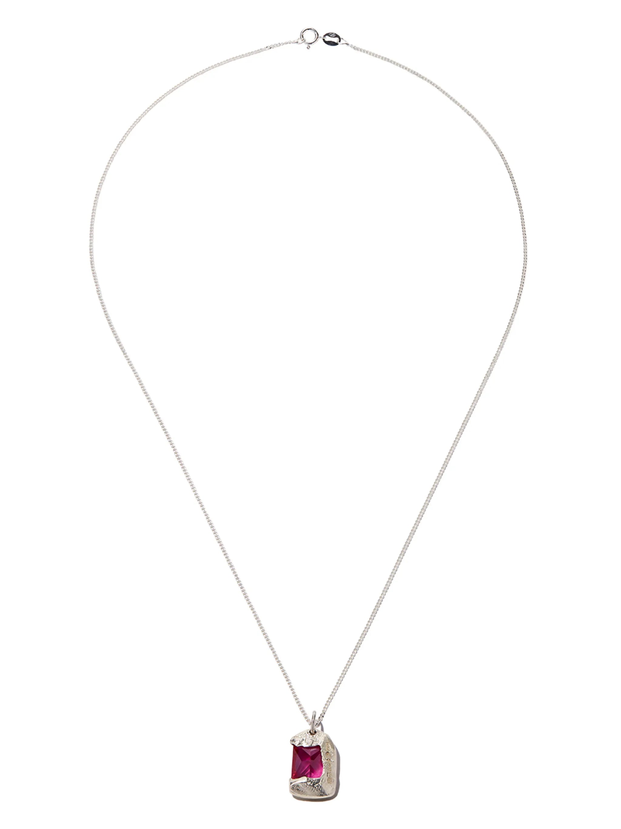 9kt yellow gold The Rose pendant necklace