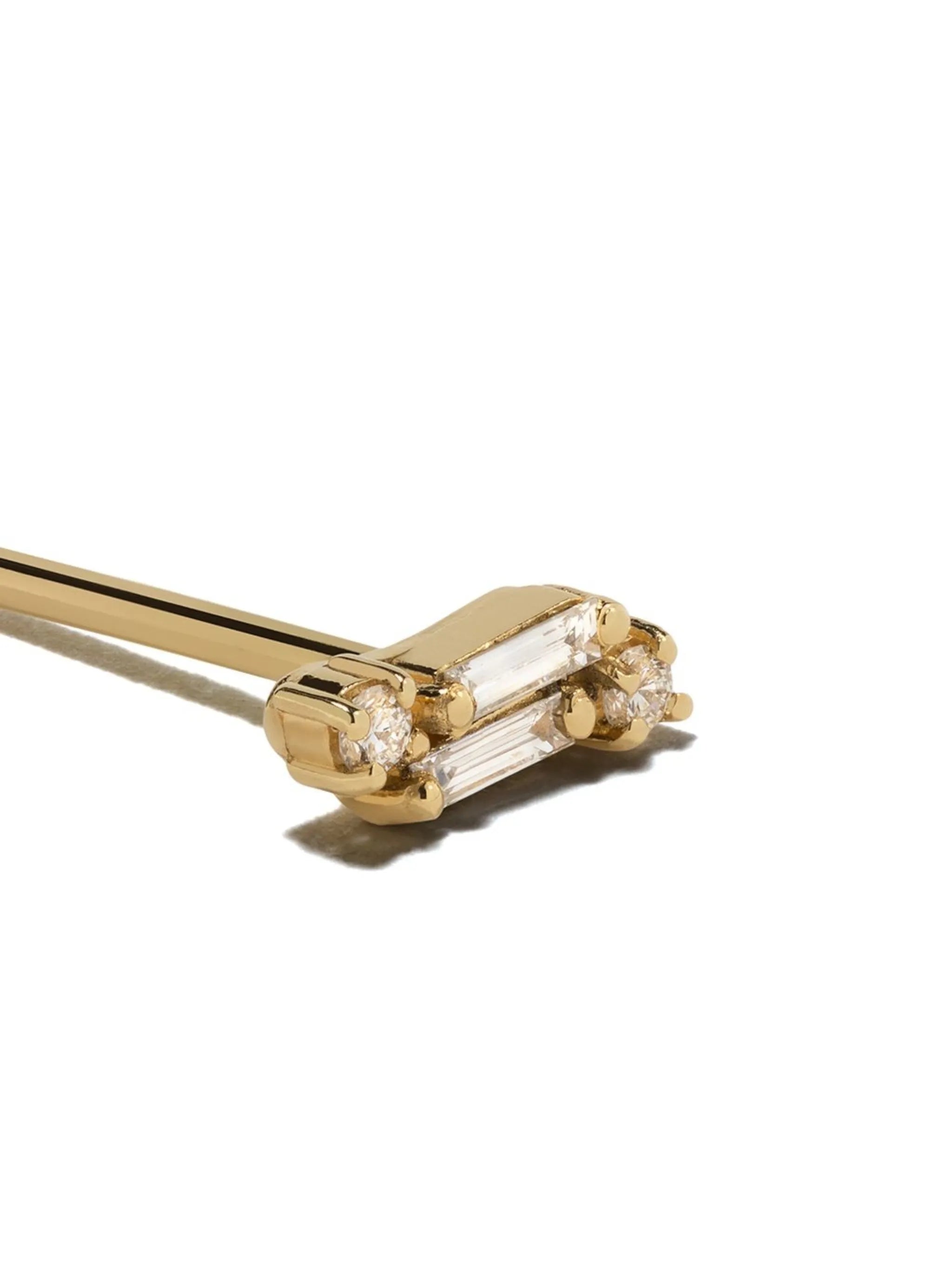 18kt yellow gold Fireworks diamond stud earrings