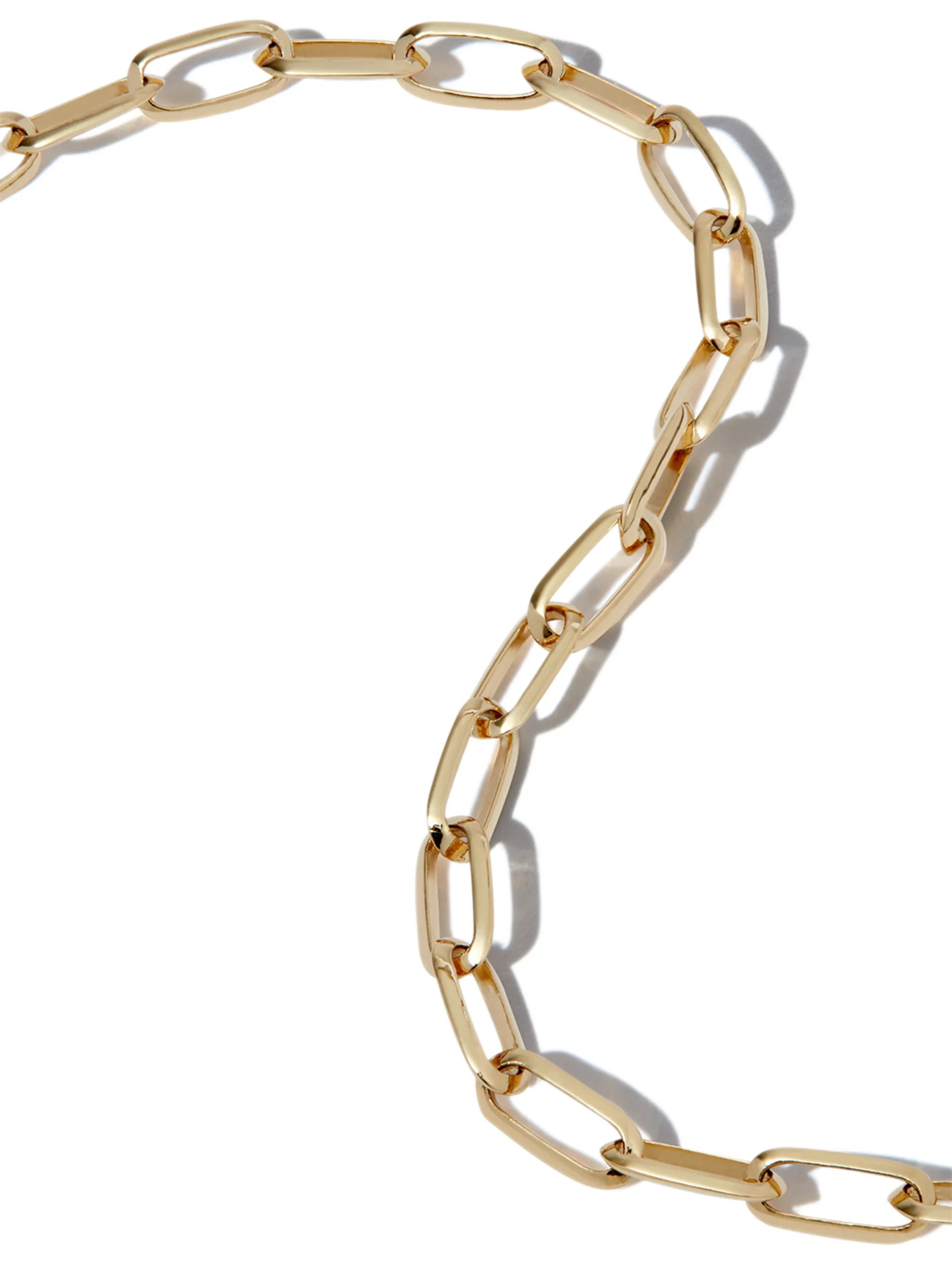 18kt yellow gold Knife Edge necklace