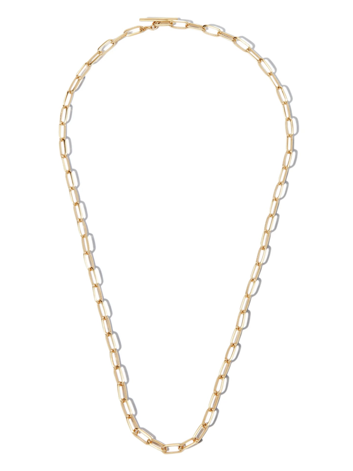 18kt yellow gold Knife Edge necklace