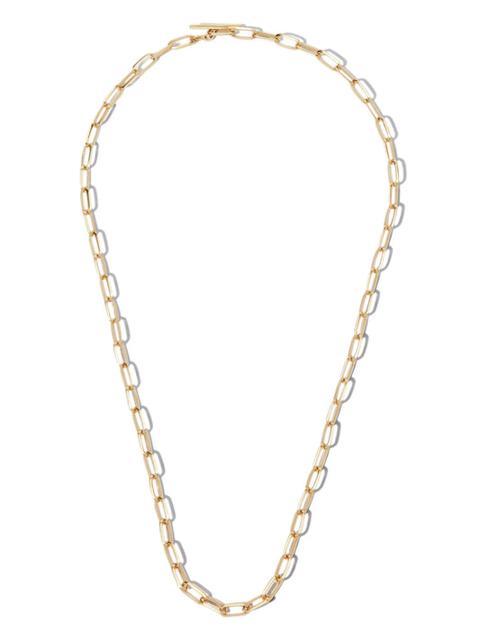 18kt yellow gold Knife Edge necklace