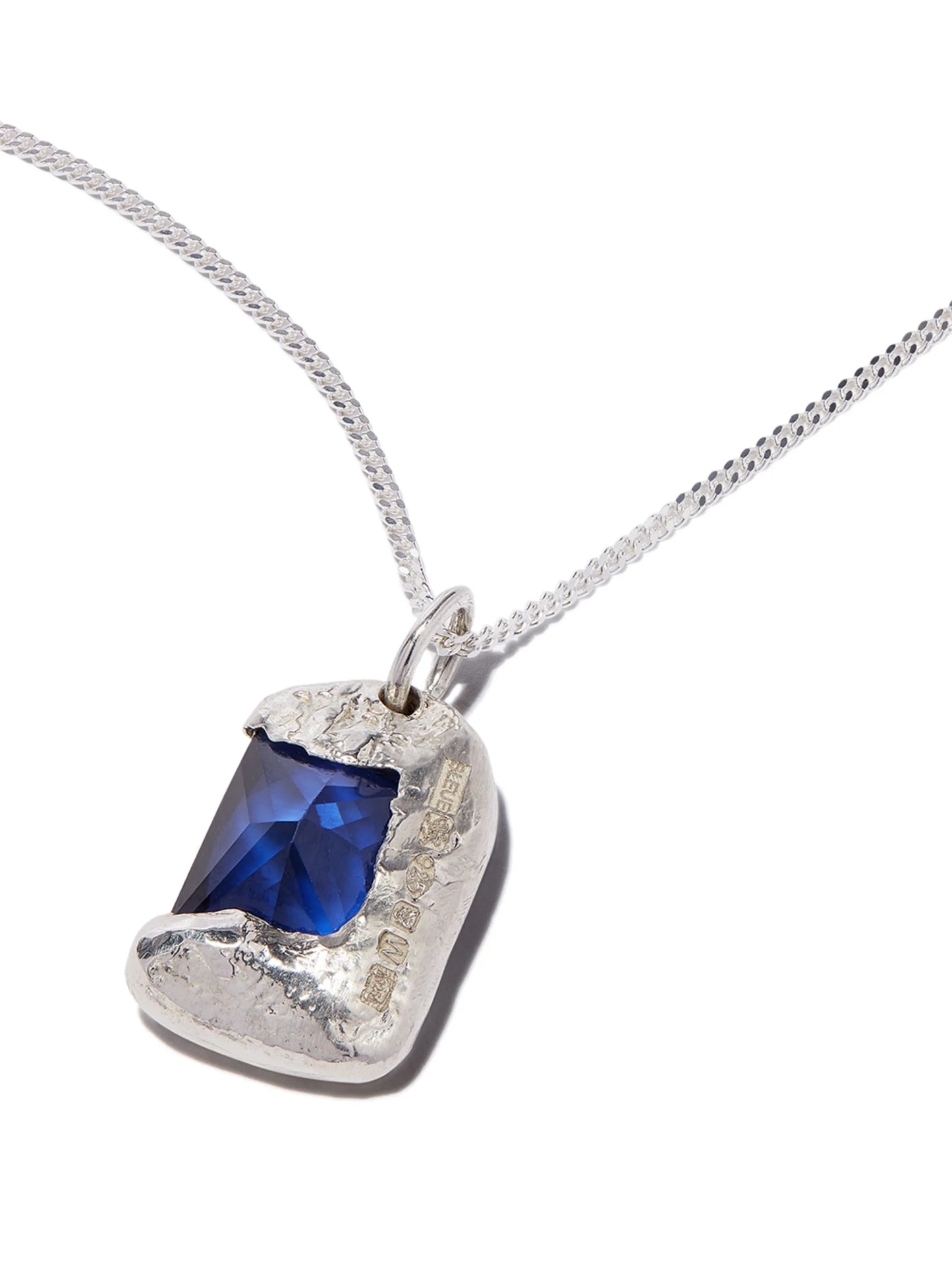 The Rose Sapphire chain necklace