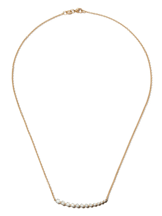 18kt yellow gold diamond necklace
