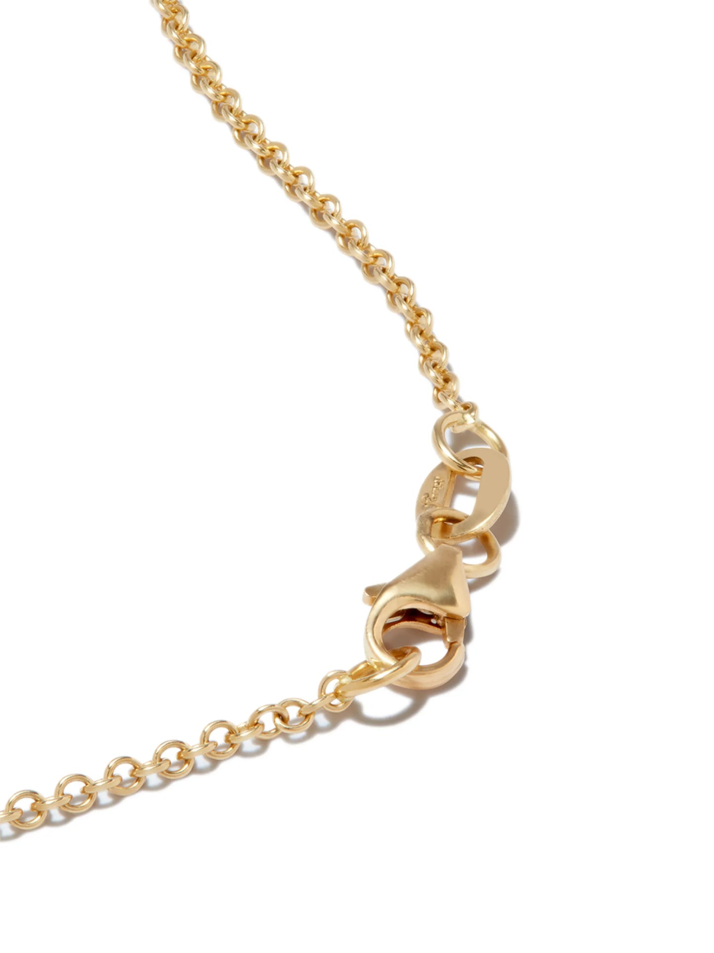 18kt yellow gold diamond necklace