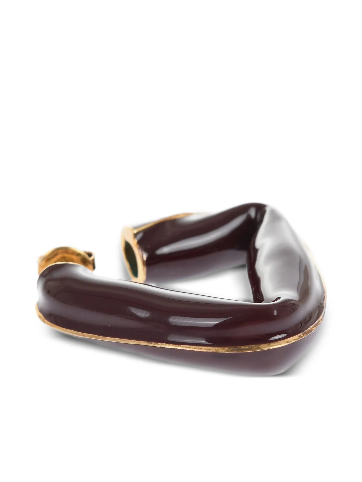 triangle hoop earrings