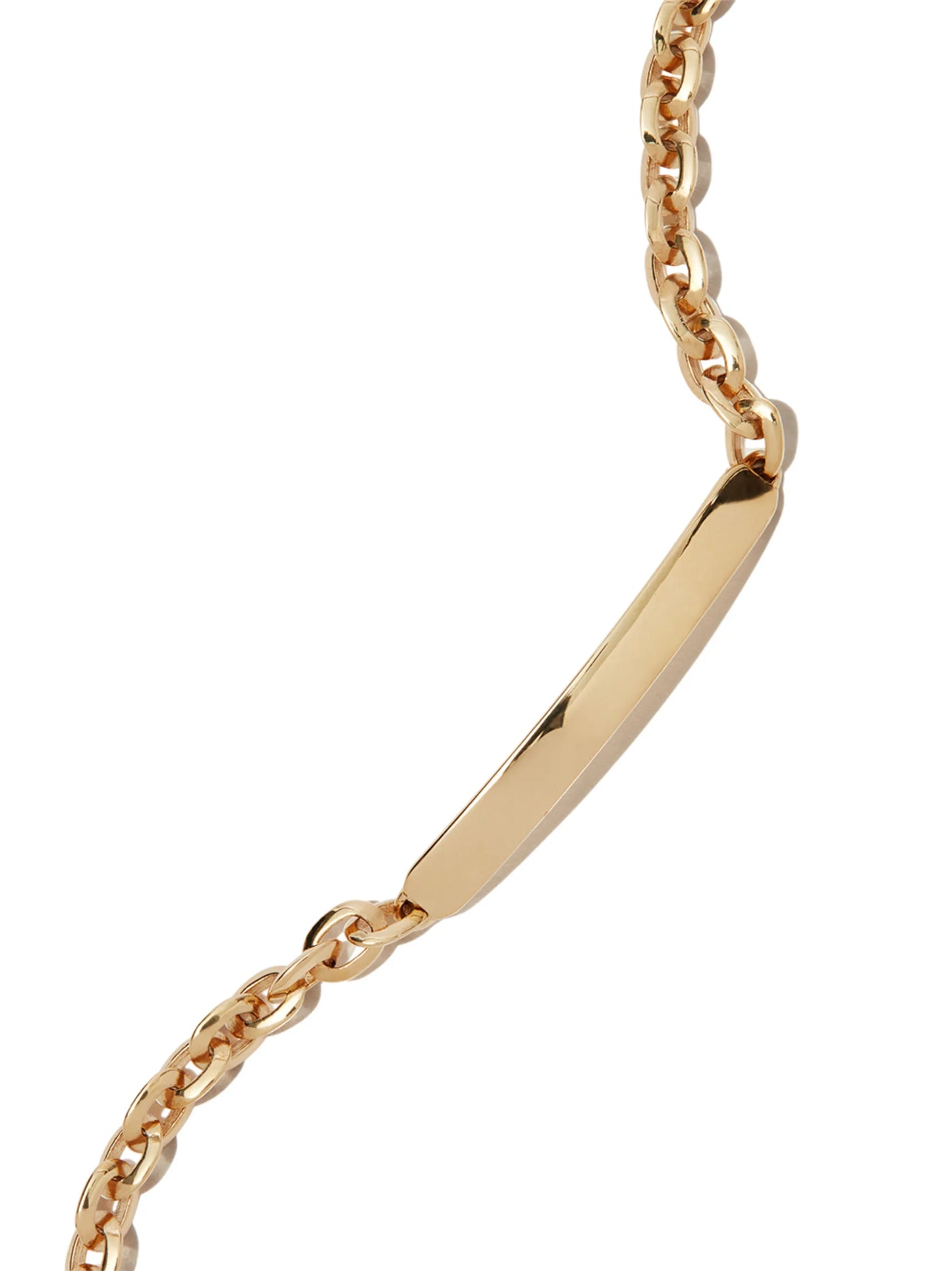 18kt yellow gold Petite ID bracelet