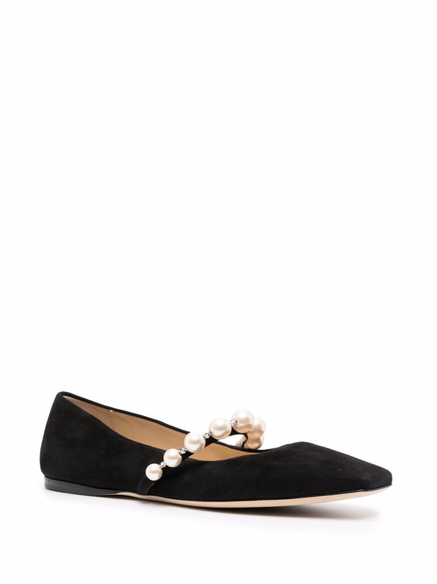 Ade square-toe ballerina shoes