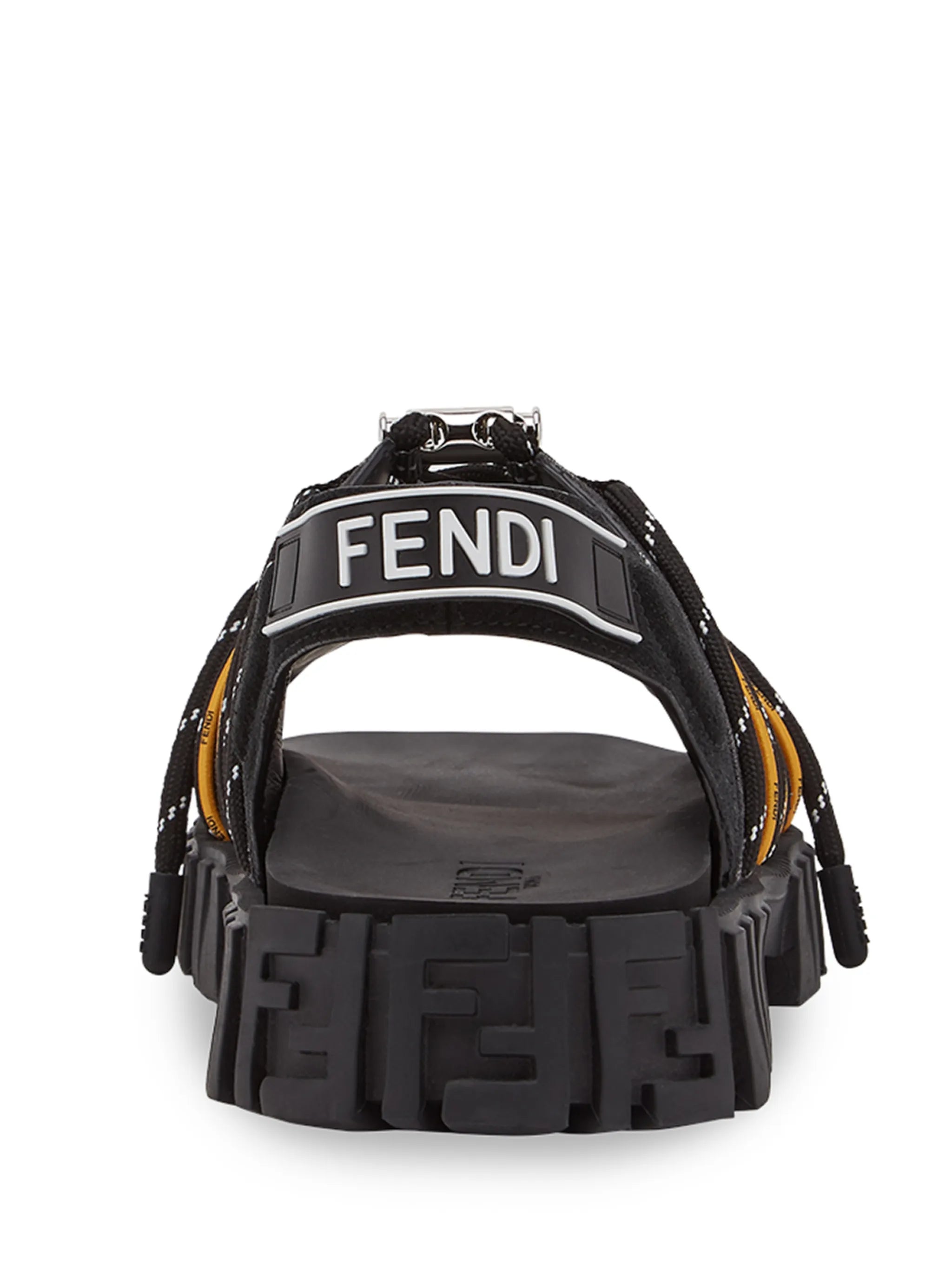 Force leather and mesh sandals