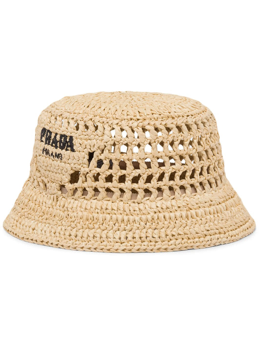 raffia bucket hat