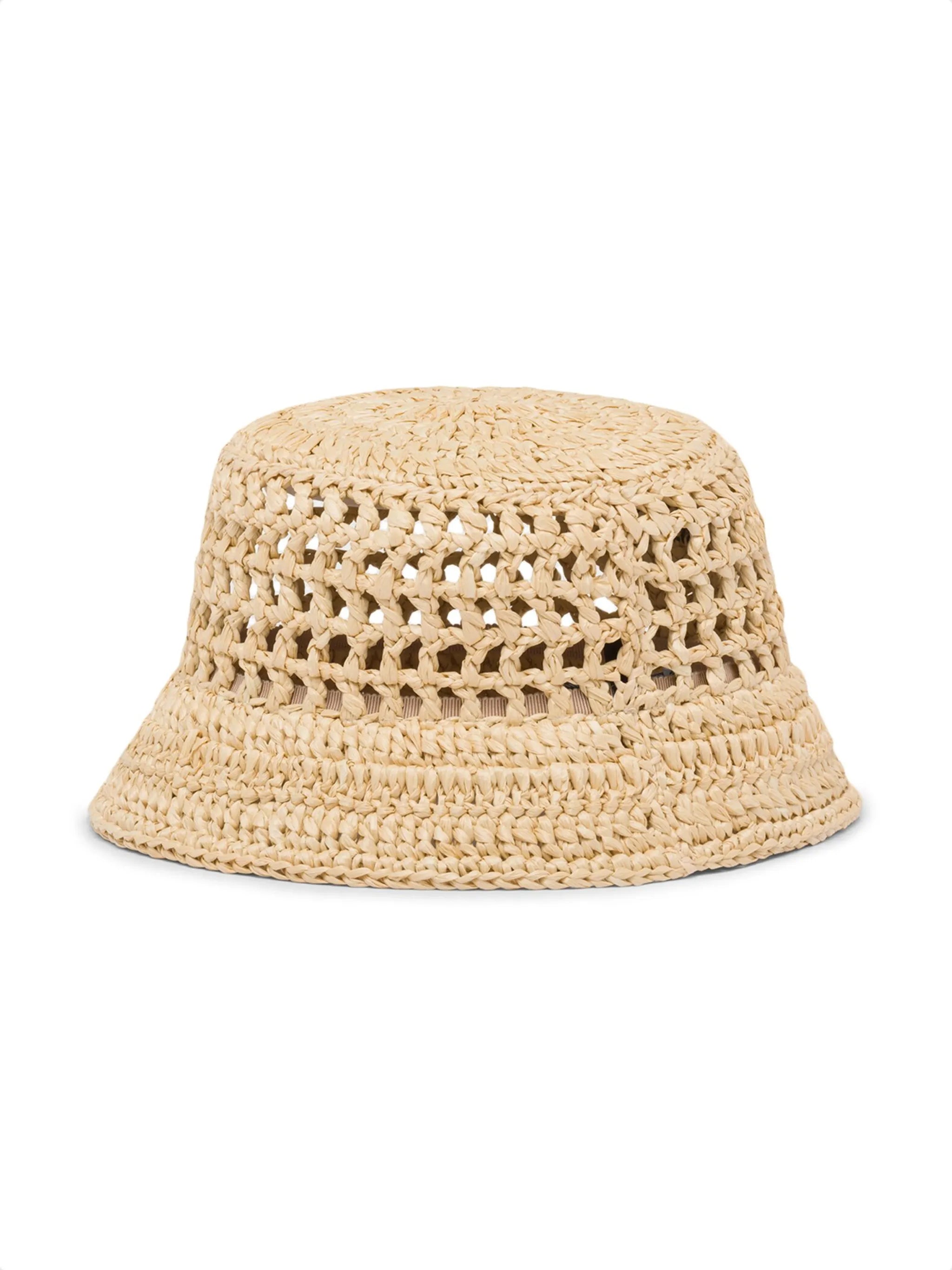 raffia bucket hat