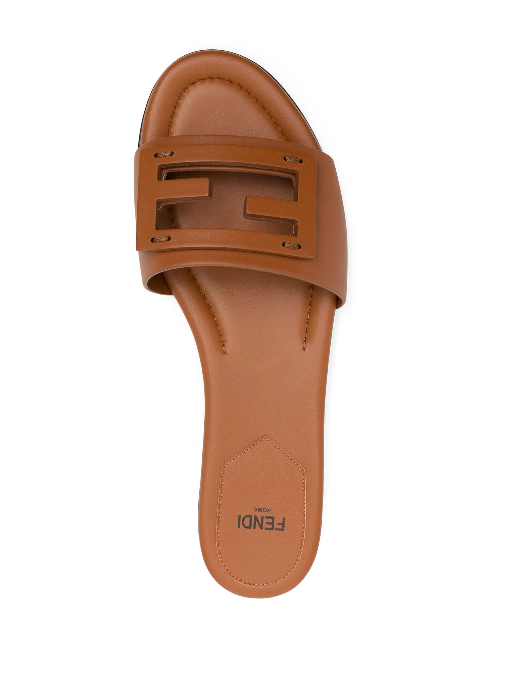 Baguette leather slides