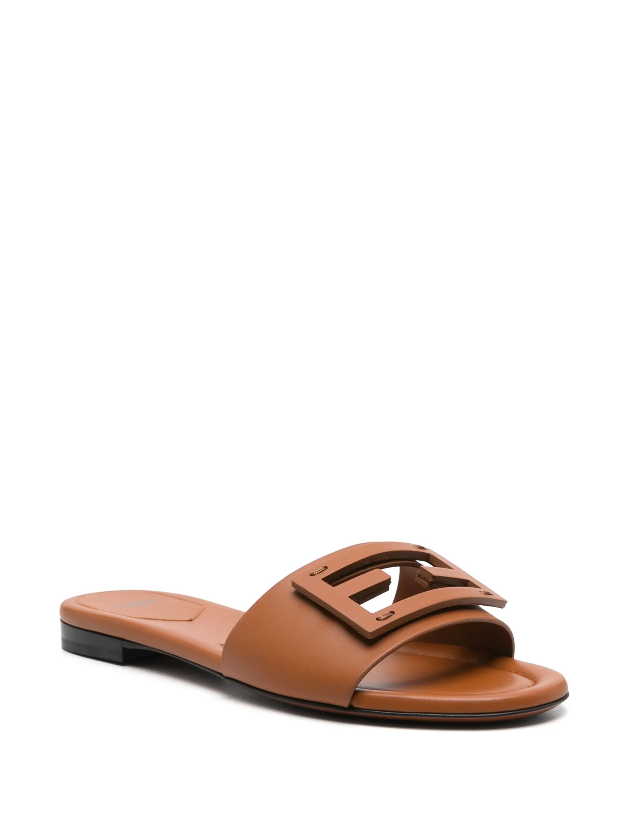 Baguette leather slides