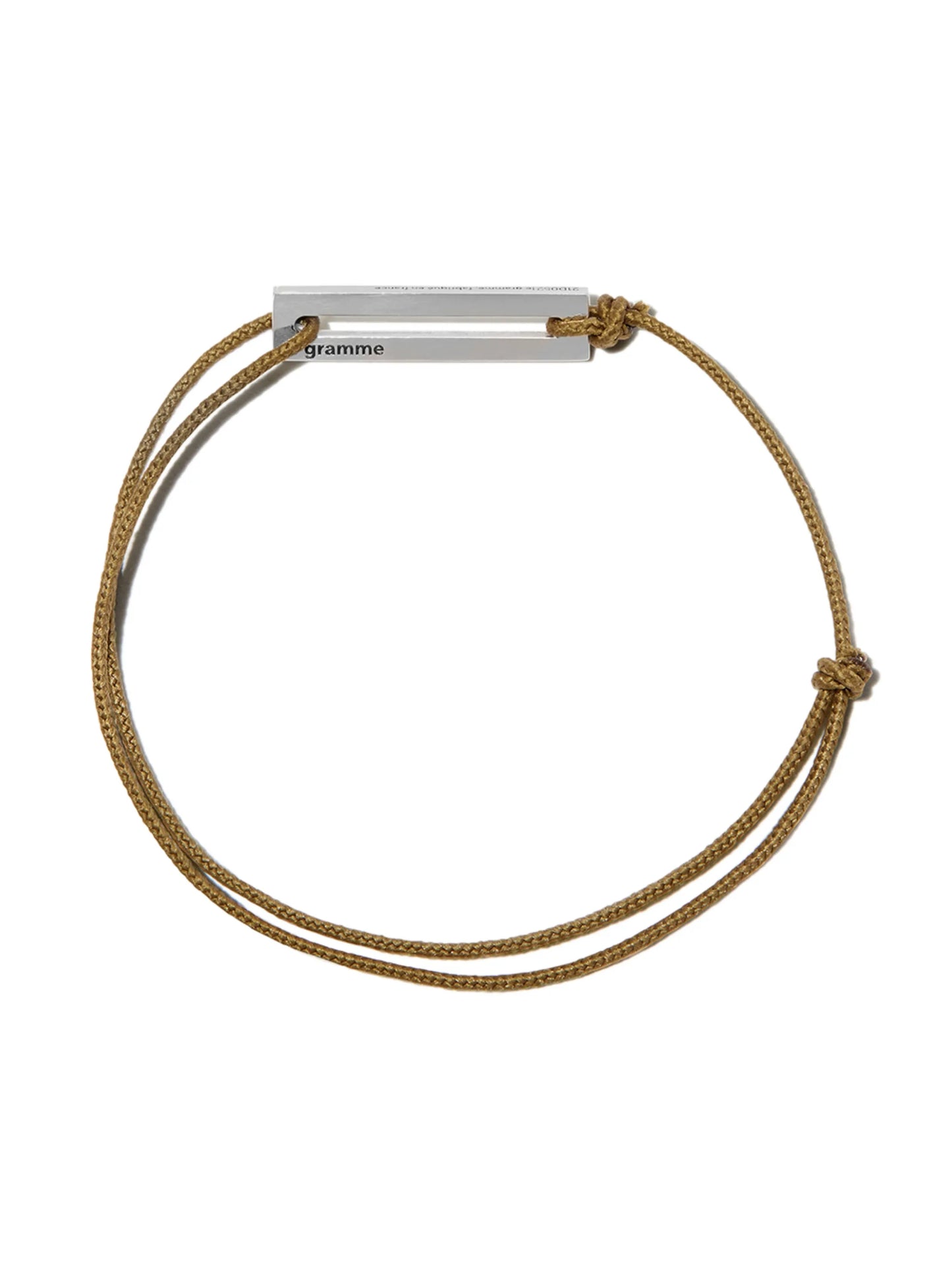 1.7g cord punched bracelet