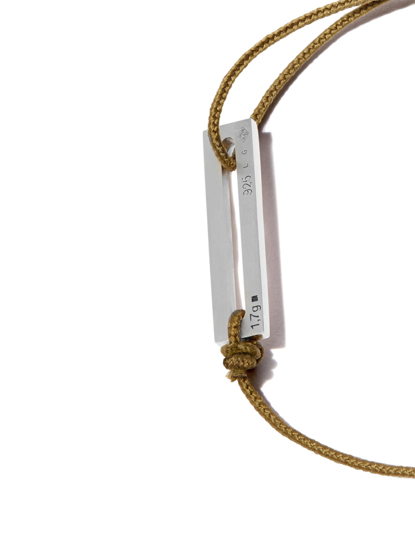 1.7g cord punched bracelet