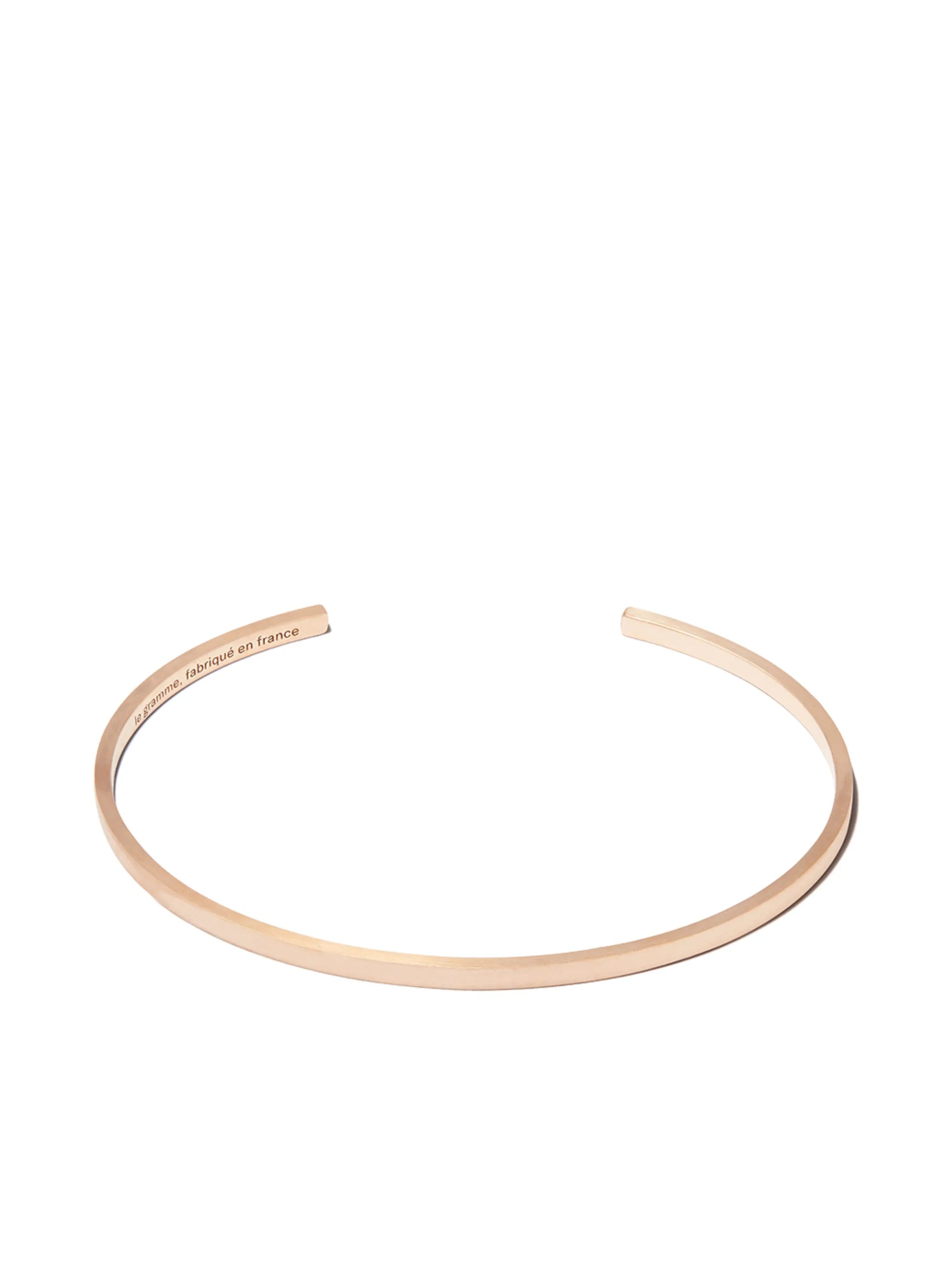 18kt red gold Ribbon 7g cuff bracelet