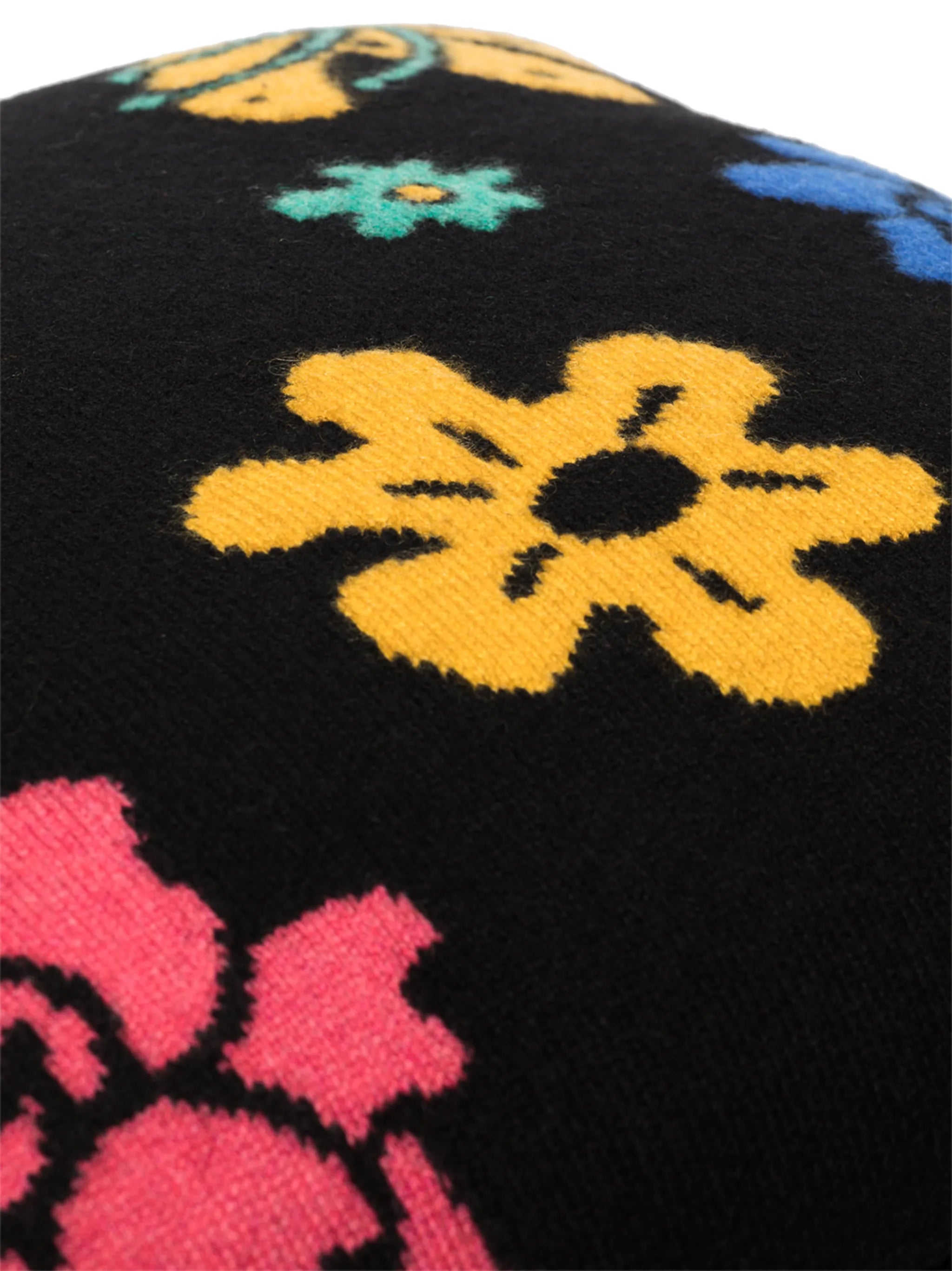 Sound Flowers cashmere cushion