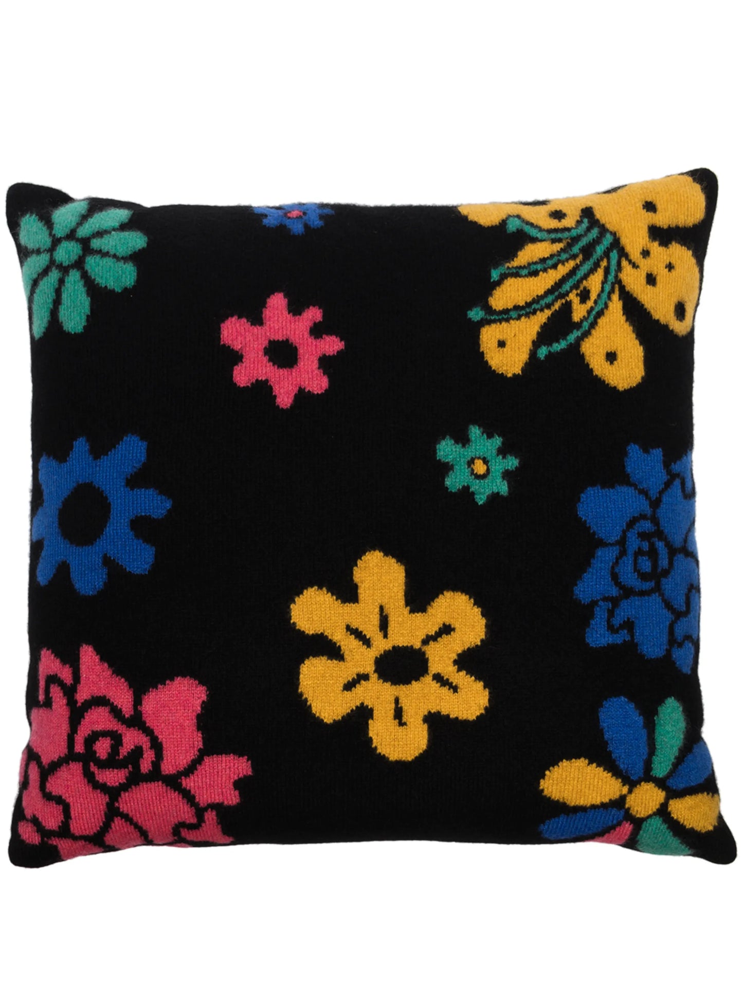 Sound Flowers cashmere cushion
