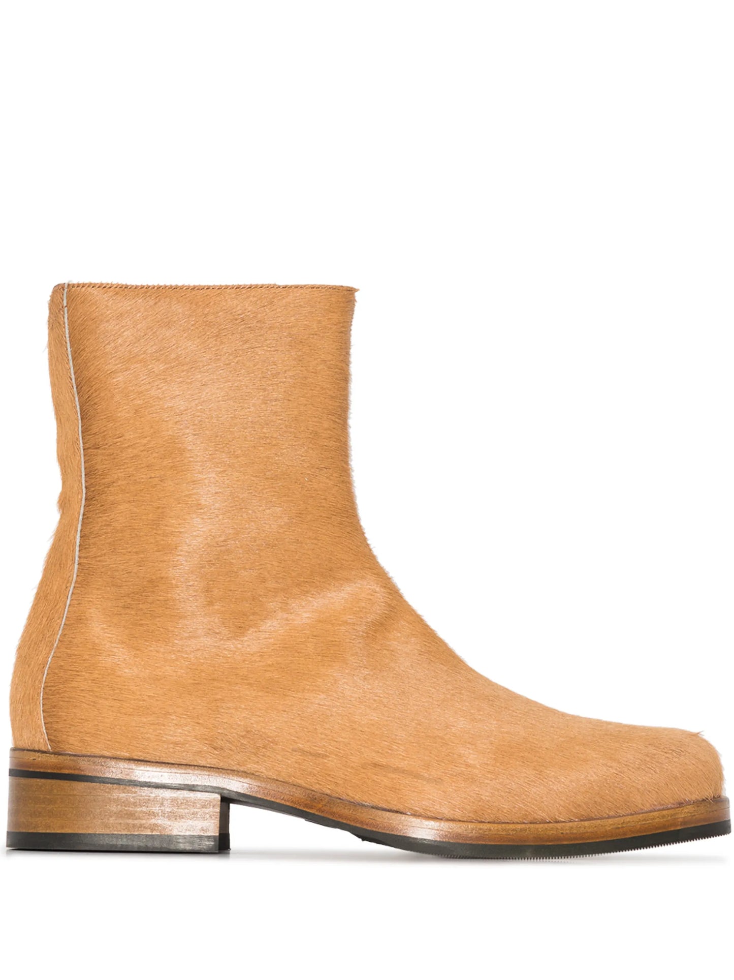 Camion textured ankle boots