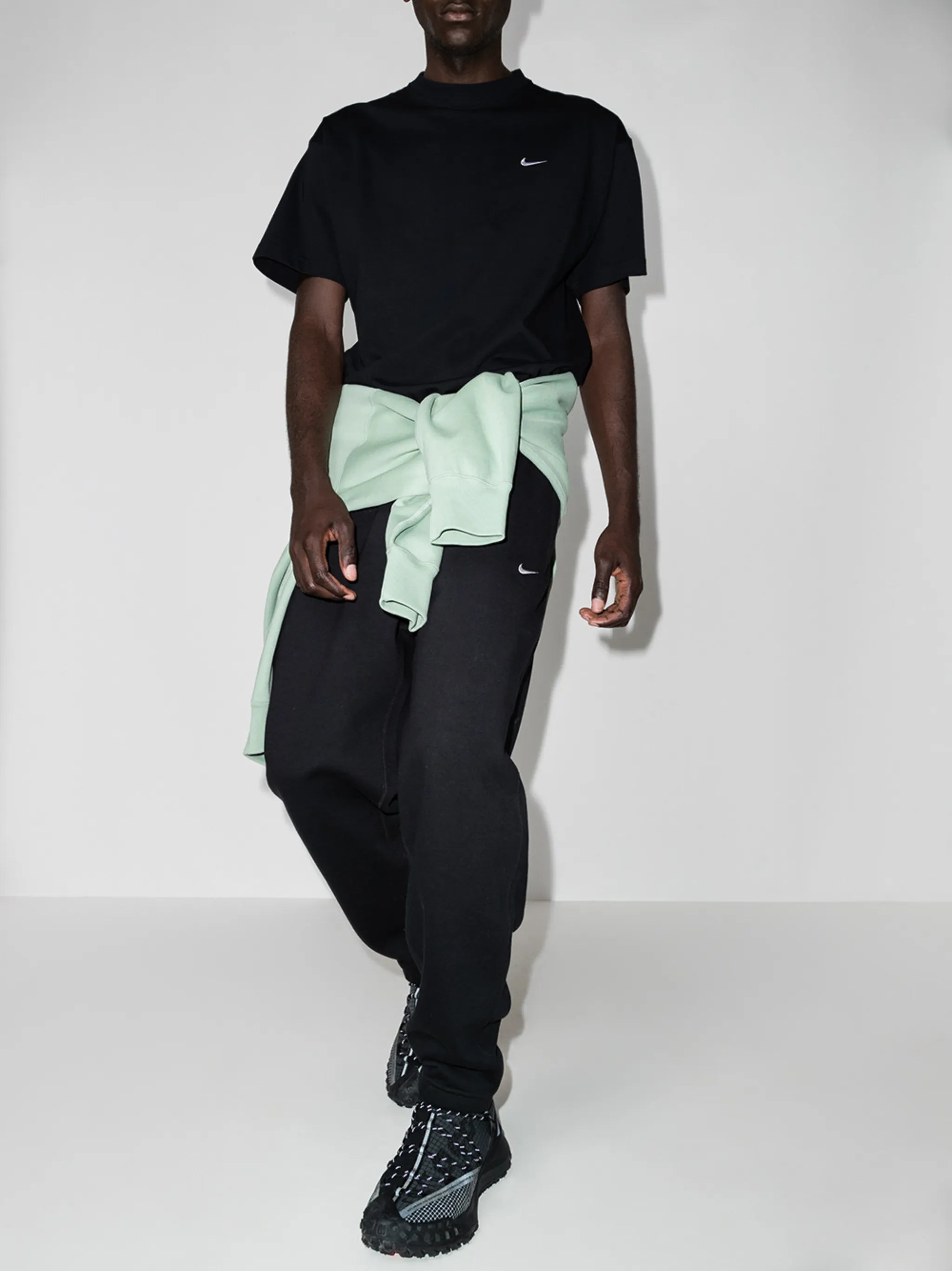 Swoosh logo cotton T-shirt