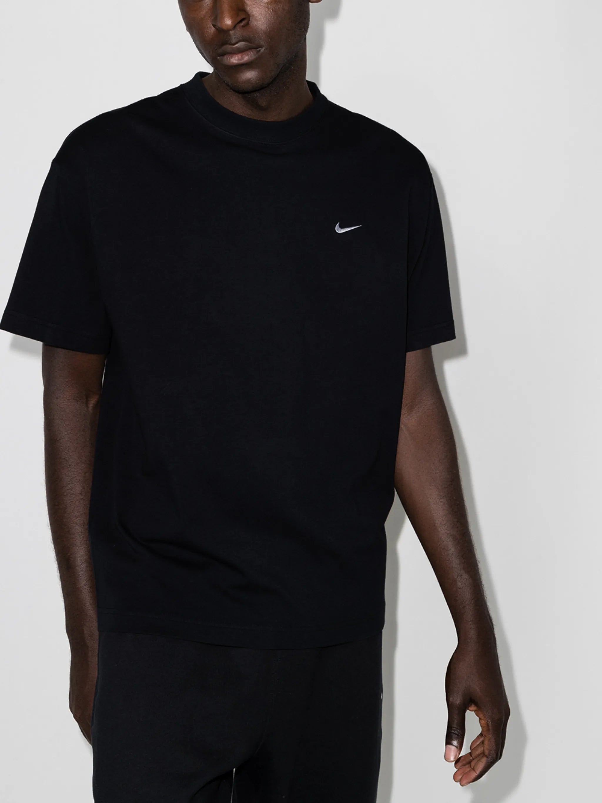 Swoosh logo cotton T-shirt