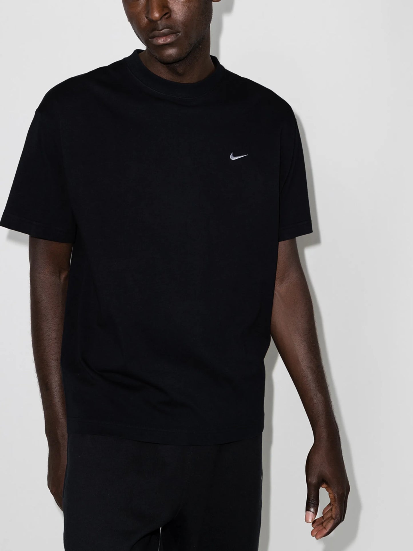 Swoosh logo cotton T-shirt