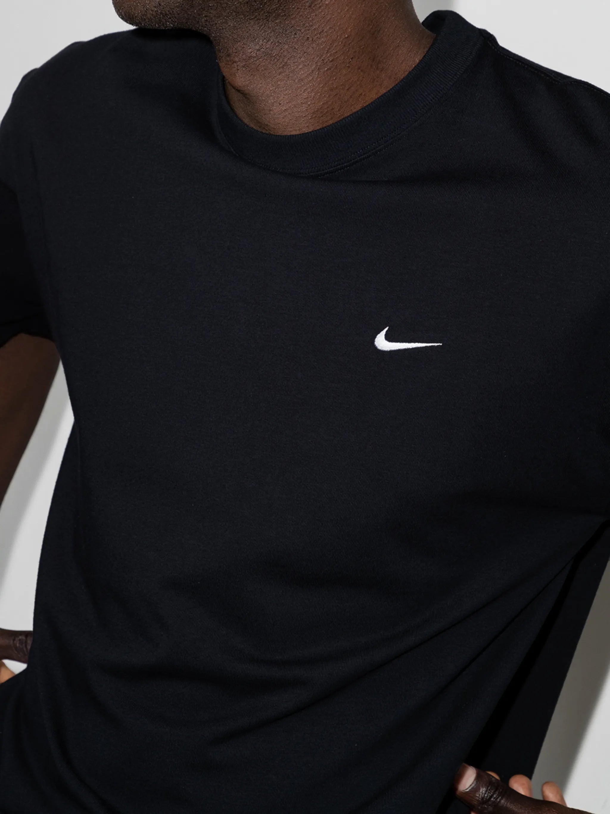 Swoosh logo cotton T-shirt