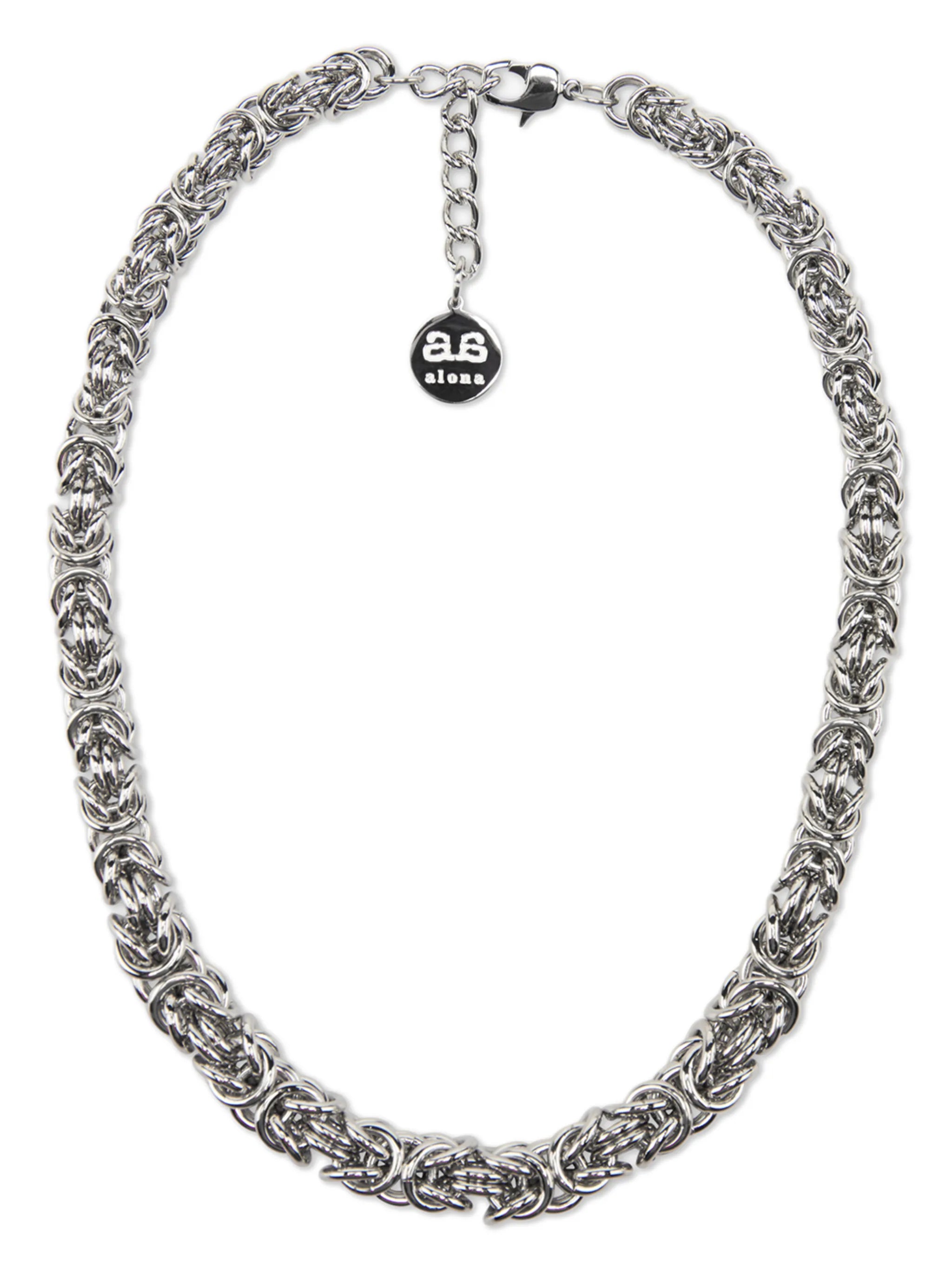 silver-plated Avalone necklace