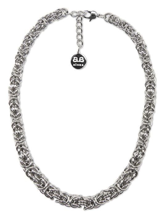 silver-plated Avalone necklace